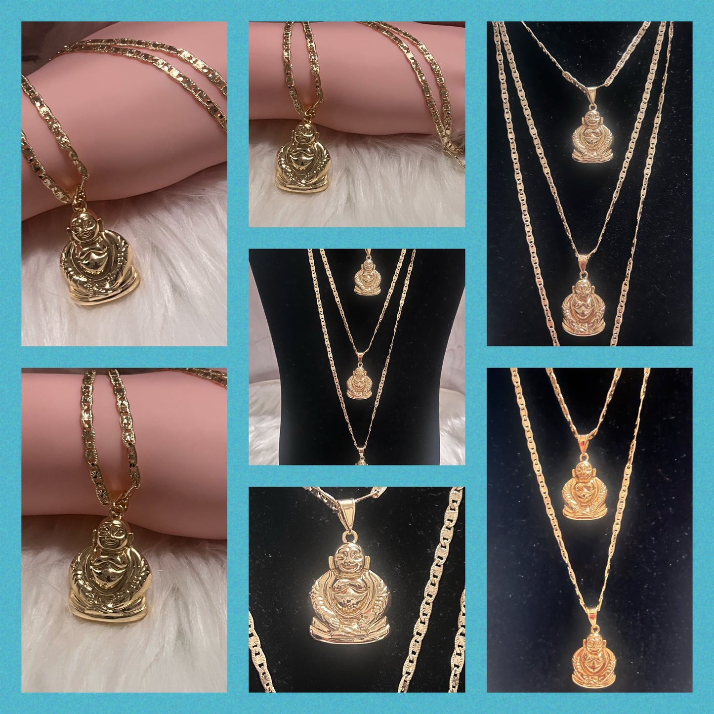 Collar de Buda de oro