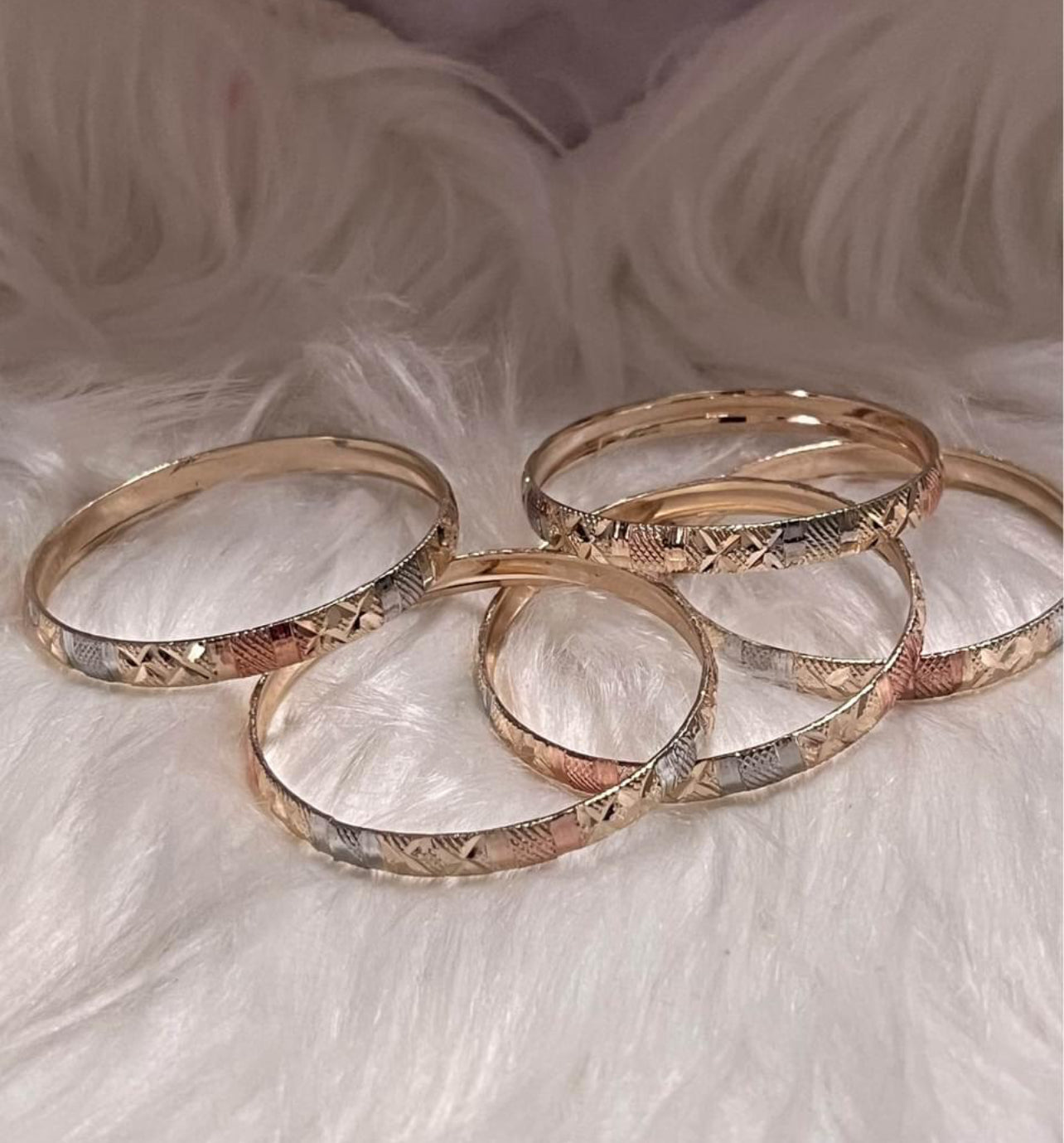 Pulseras de tres piezas para niños, talla 3B