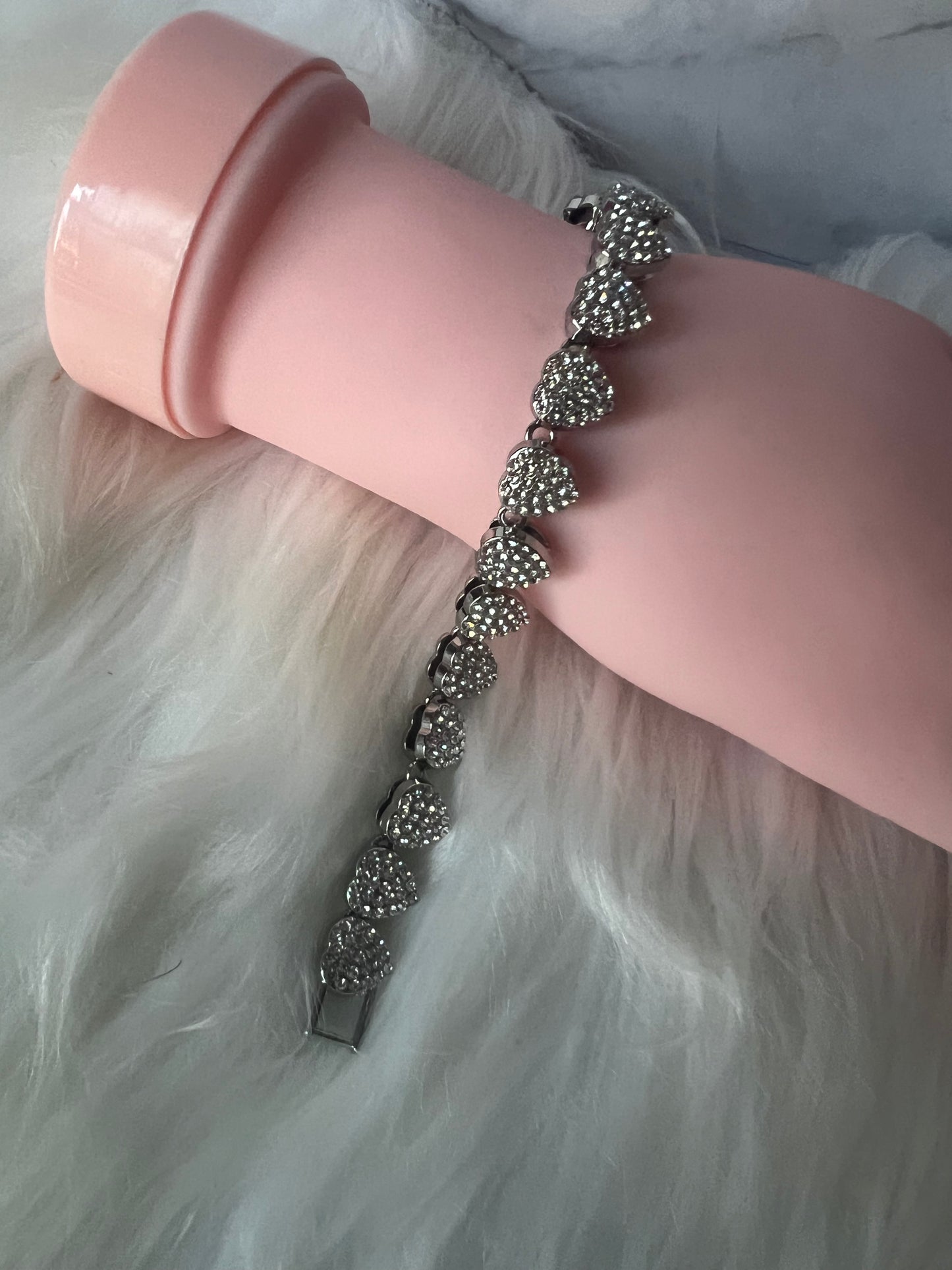 Pulsera de corazón grueso