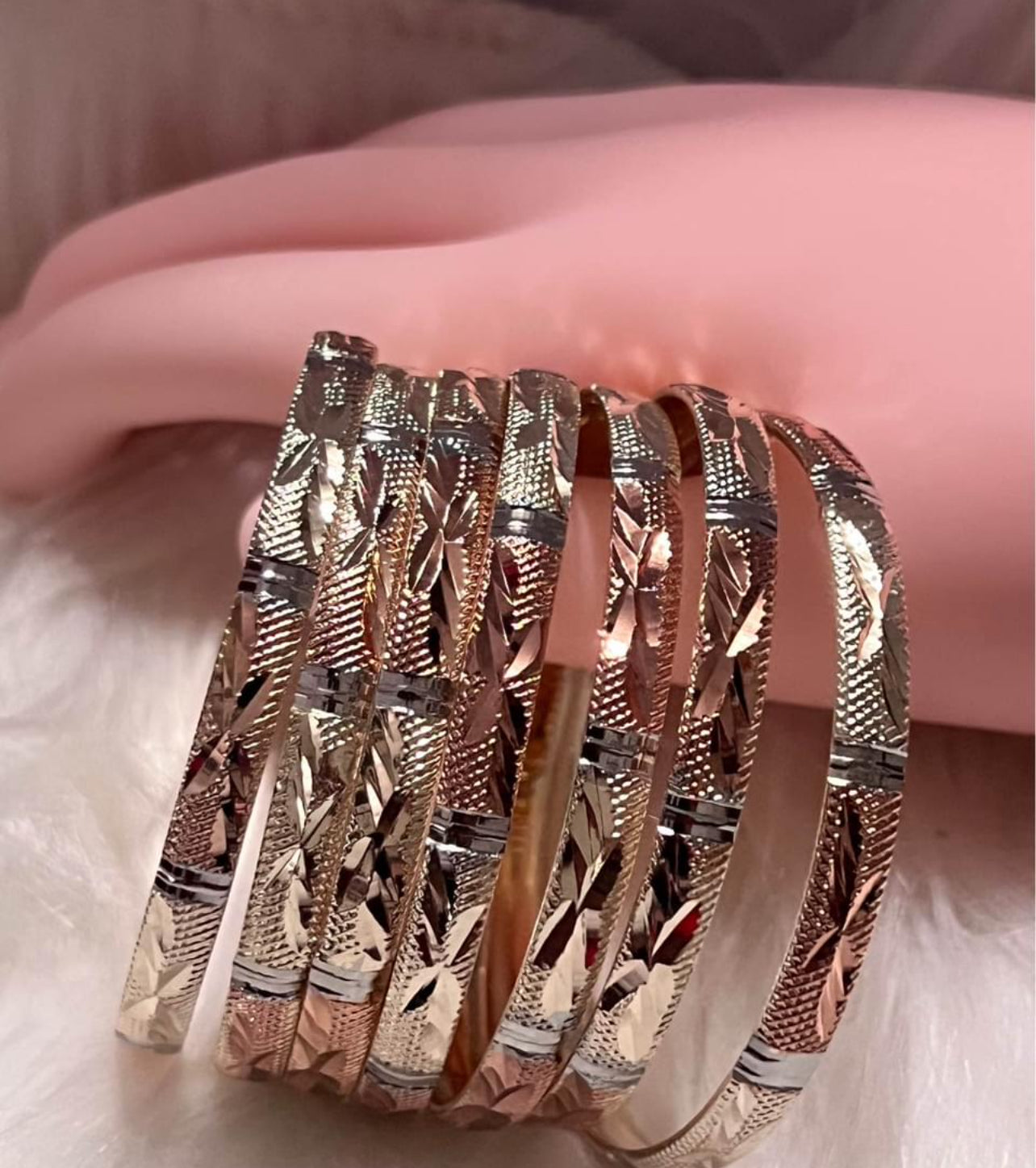 Pulseras de oro para niños Trio, talla 4A
