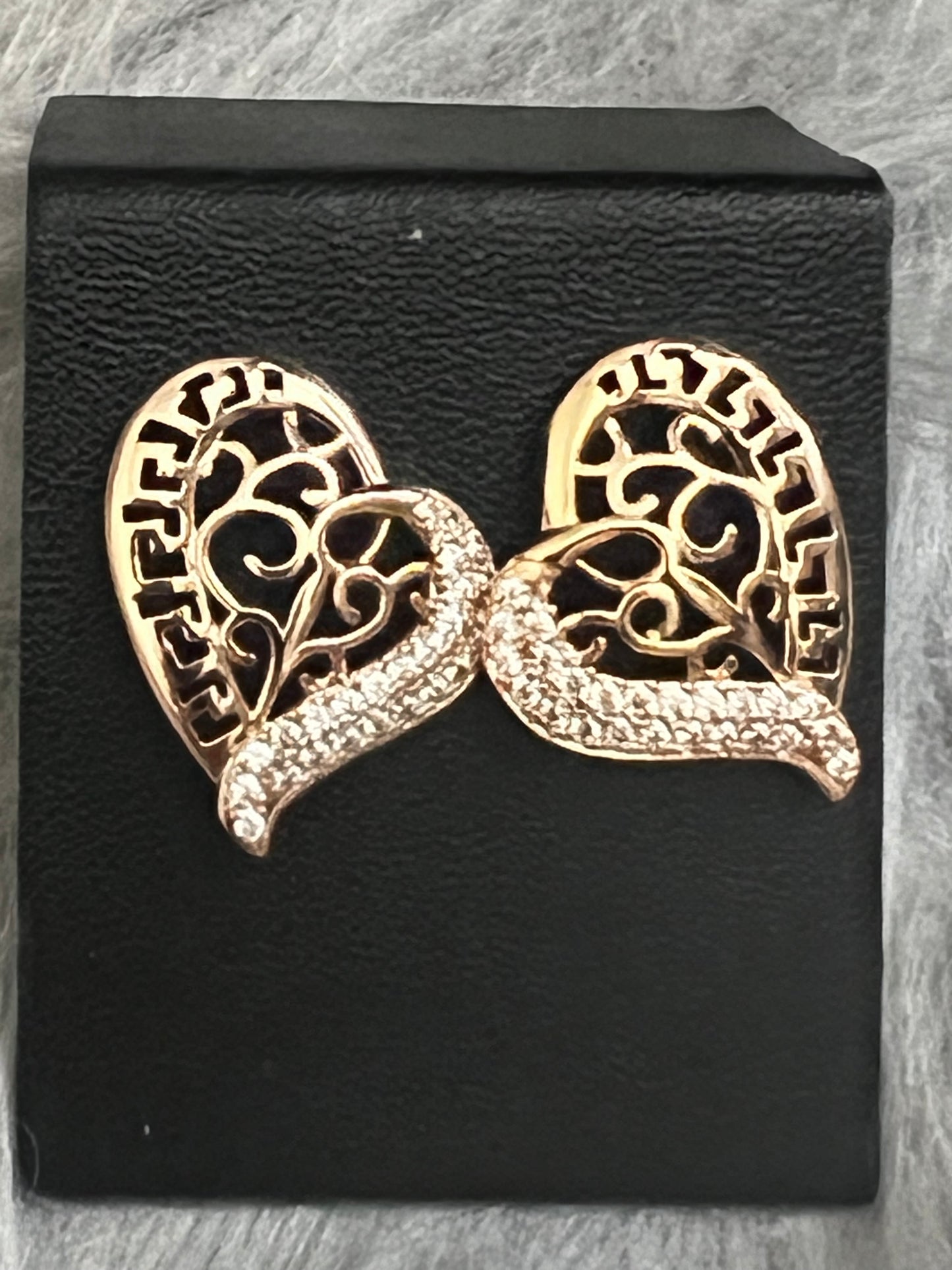 Pendientes en forma de corazón