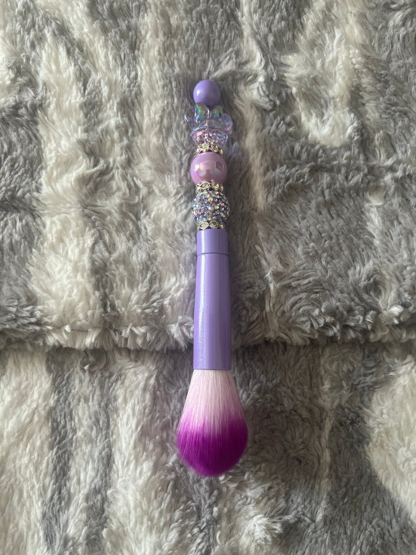 Juego de brochas de maquillaje con cabezas de Minnie en color morado