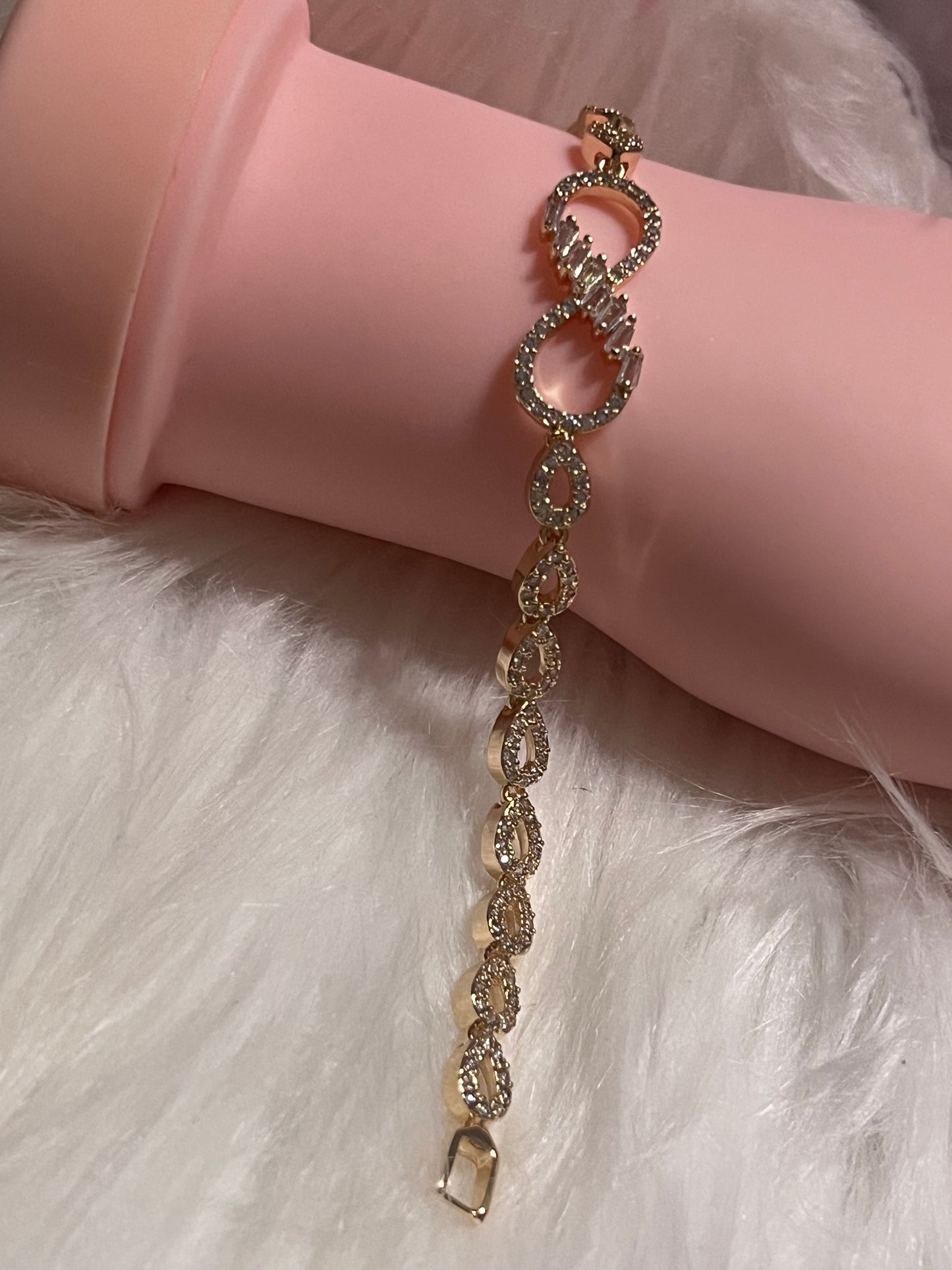 Pulsera de tenis infinita