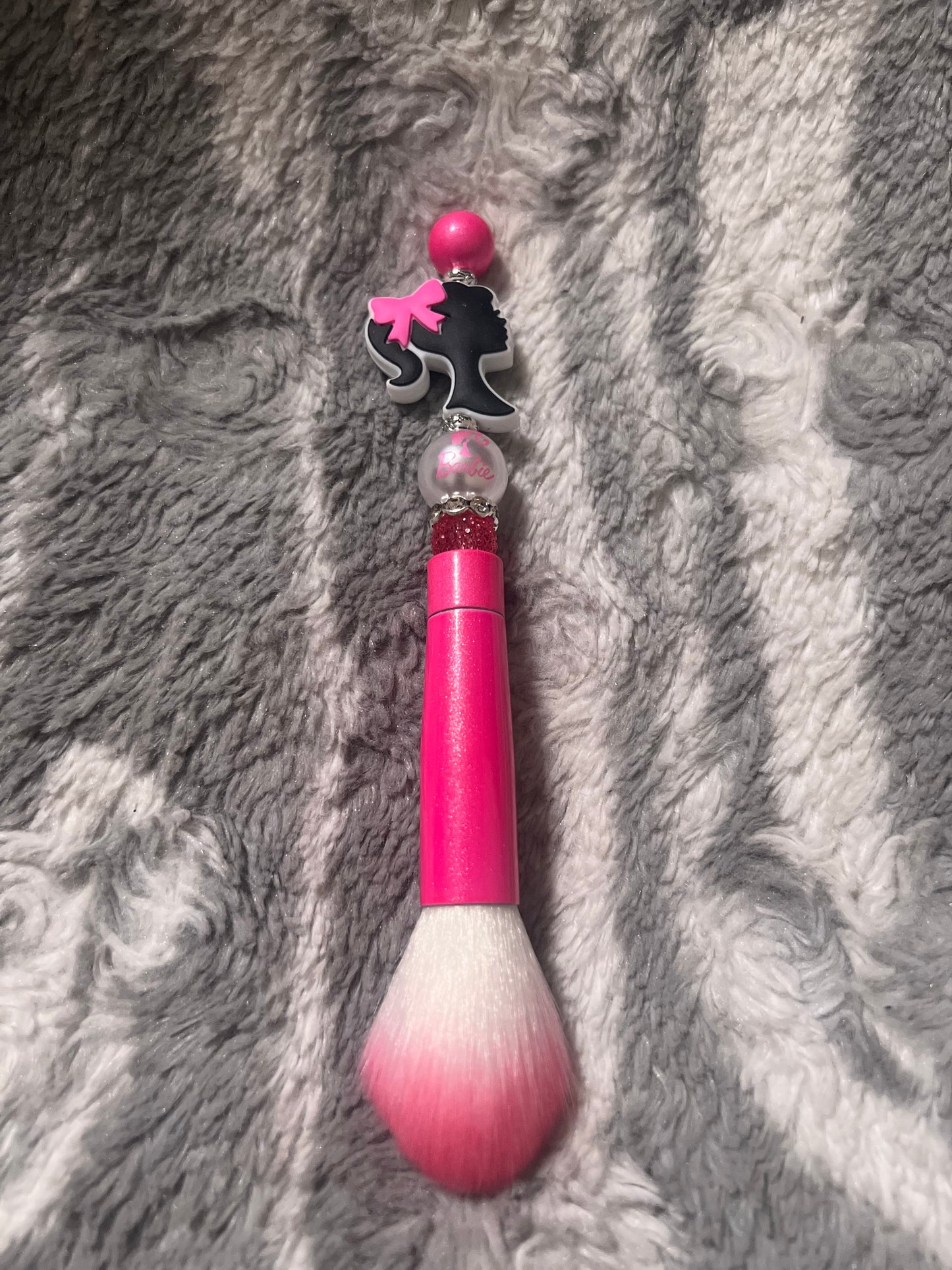 Rose Pink Barbie Makeup Brush Set