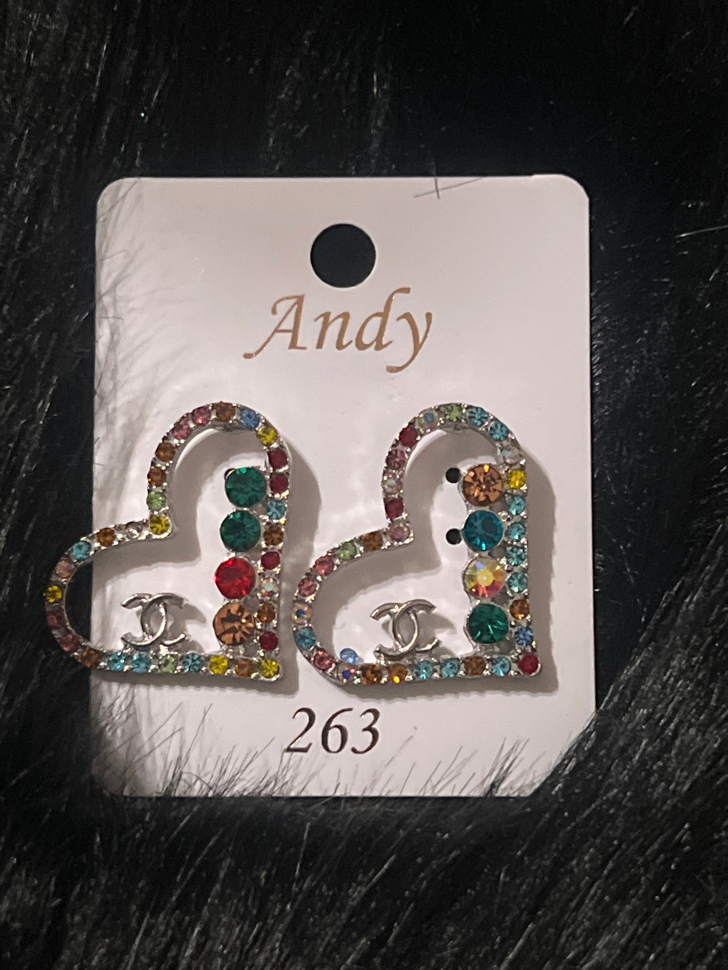 Pendientes de corazón CC