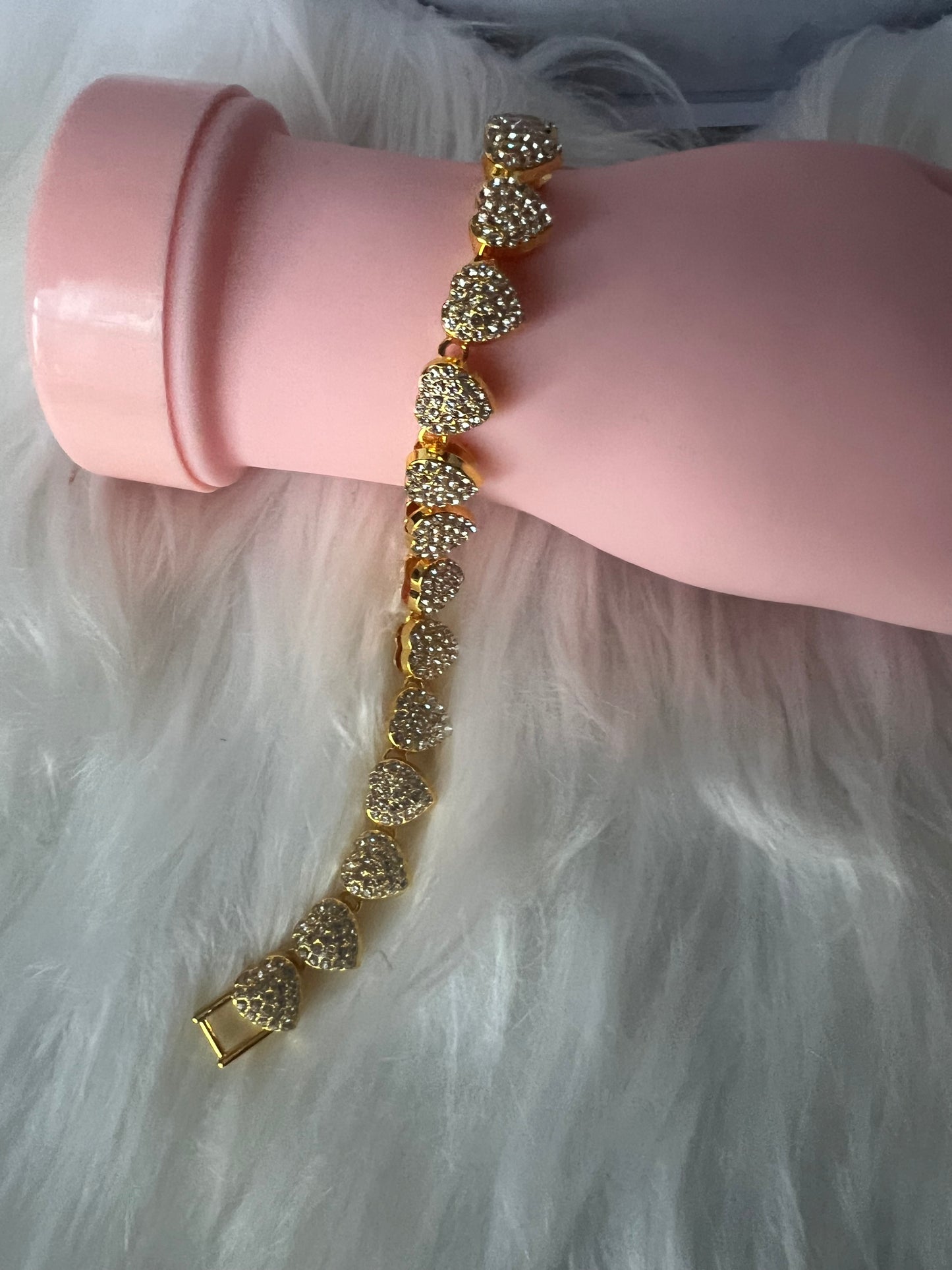 Pulsera de corazón grueso