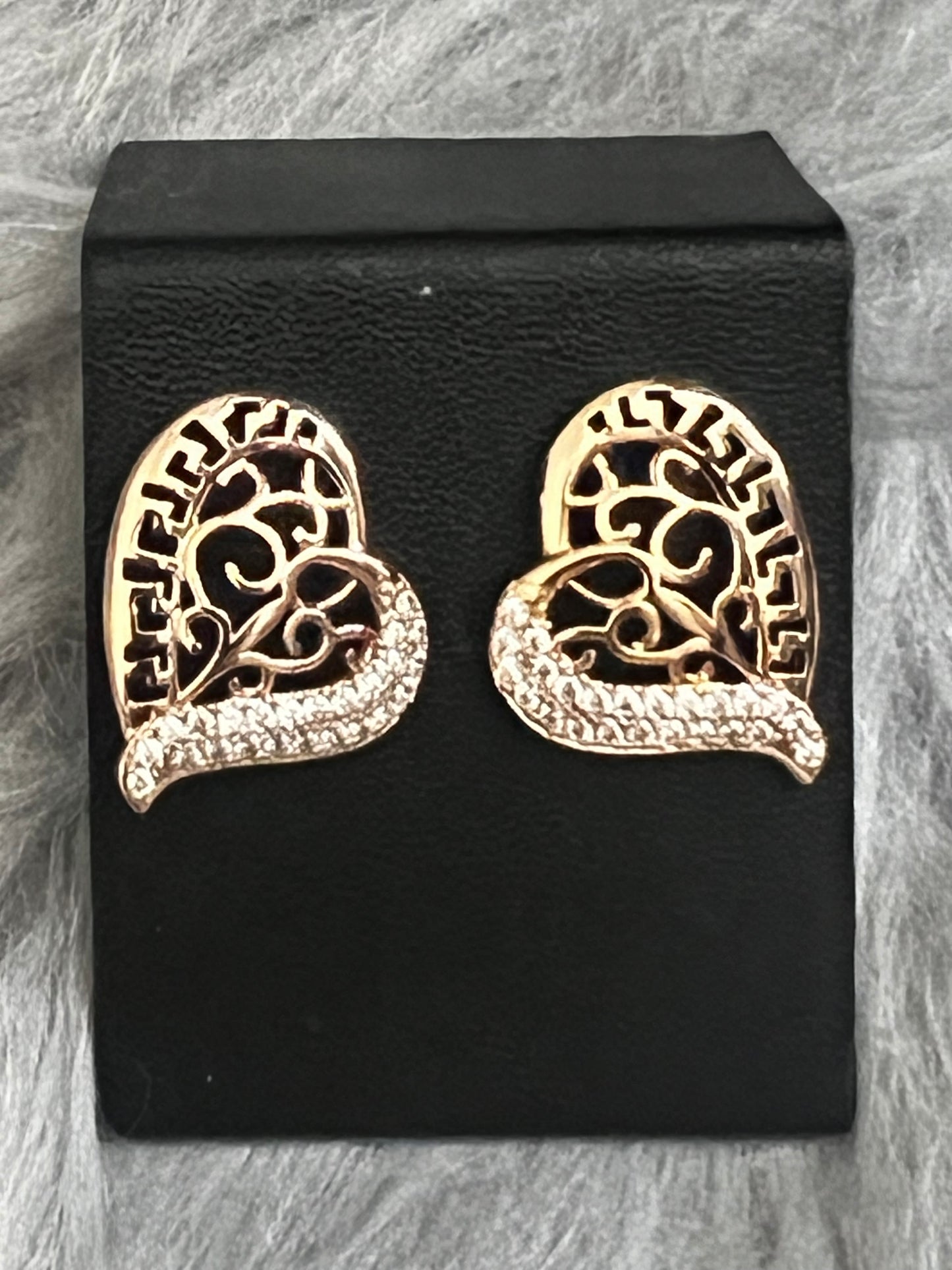 Pendientes en forma de corazón