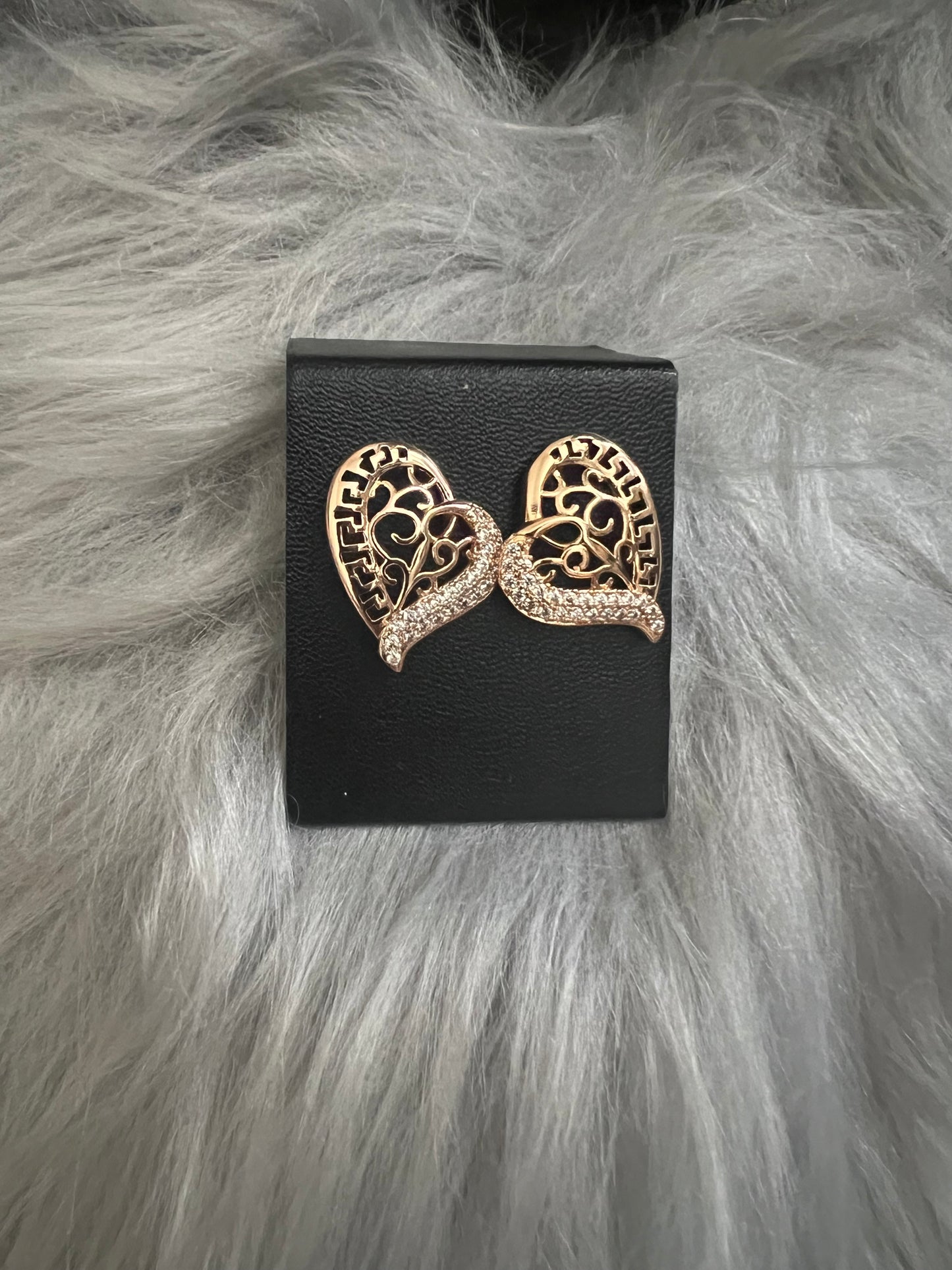 Pendientes en forma de corazón