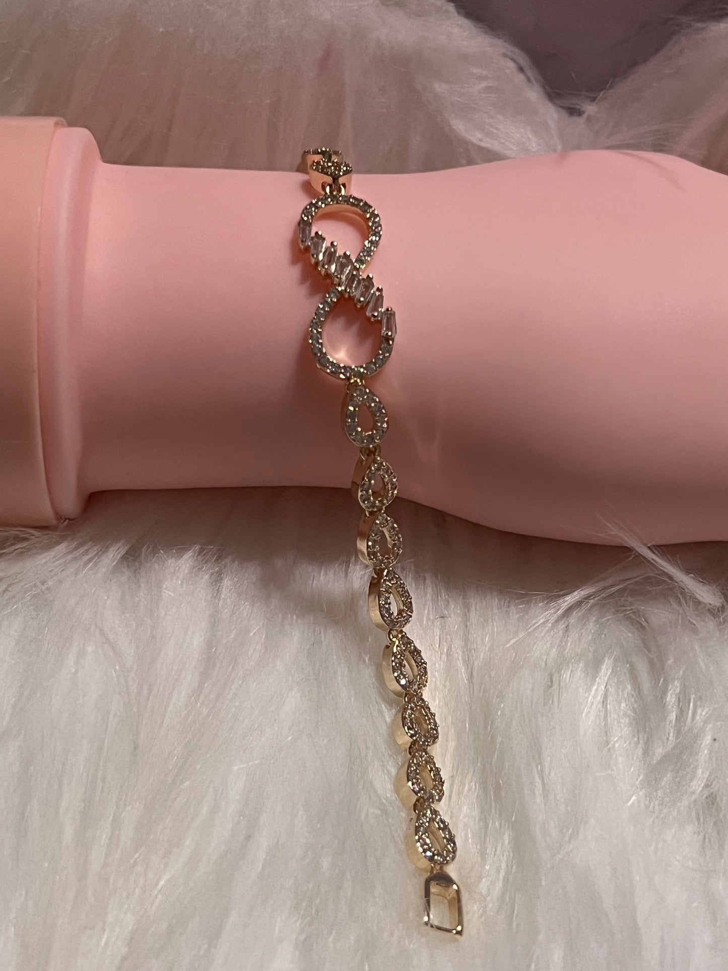 Pulsera de tenis infinita