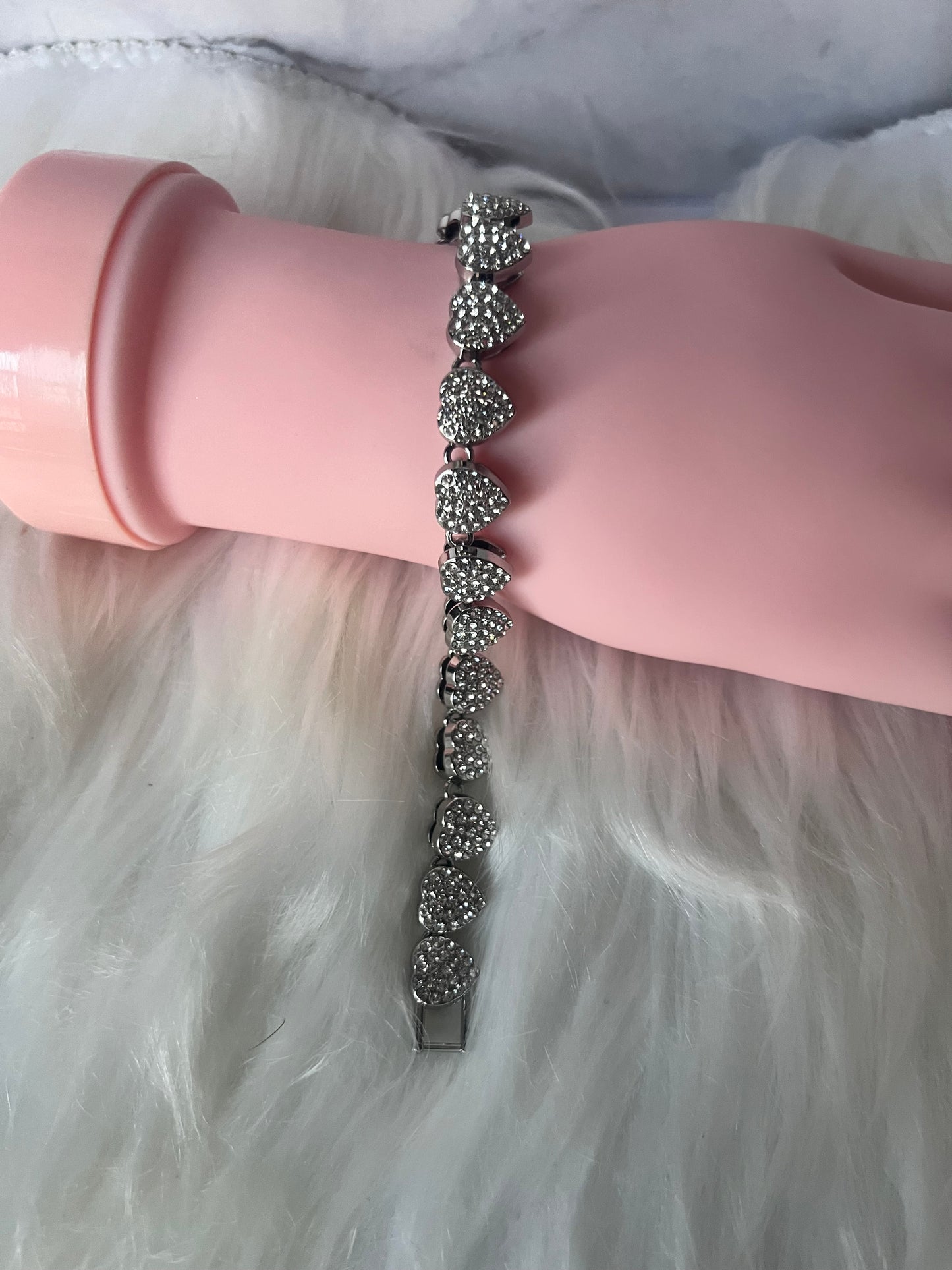 Pulsera de corazón grueso