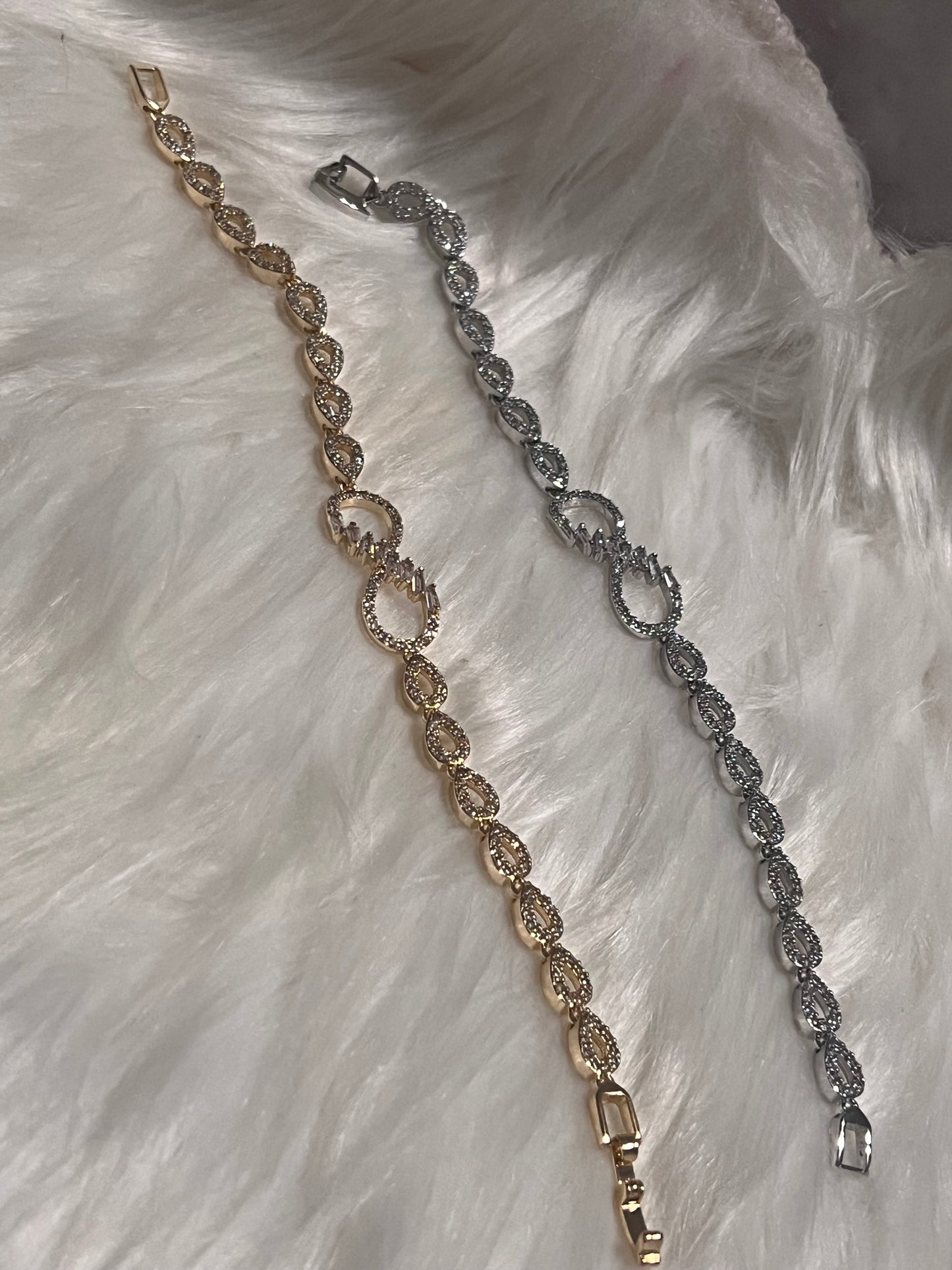 Pulsera de tenis infinita