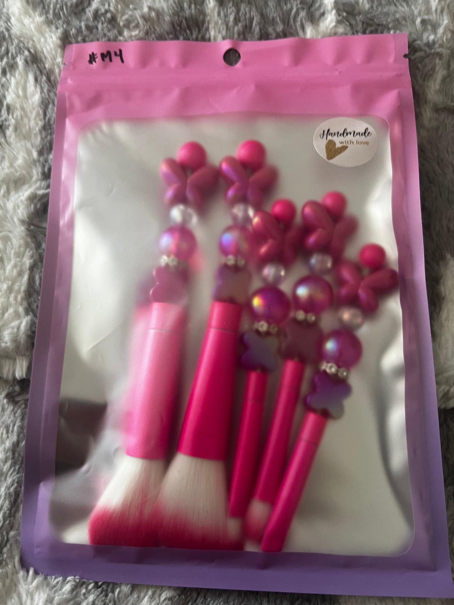 Juego de brochas de maquillaje con forma de mariposa