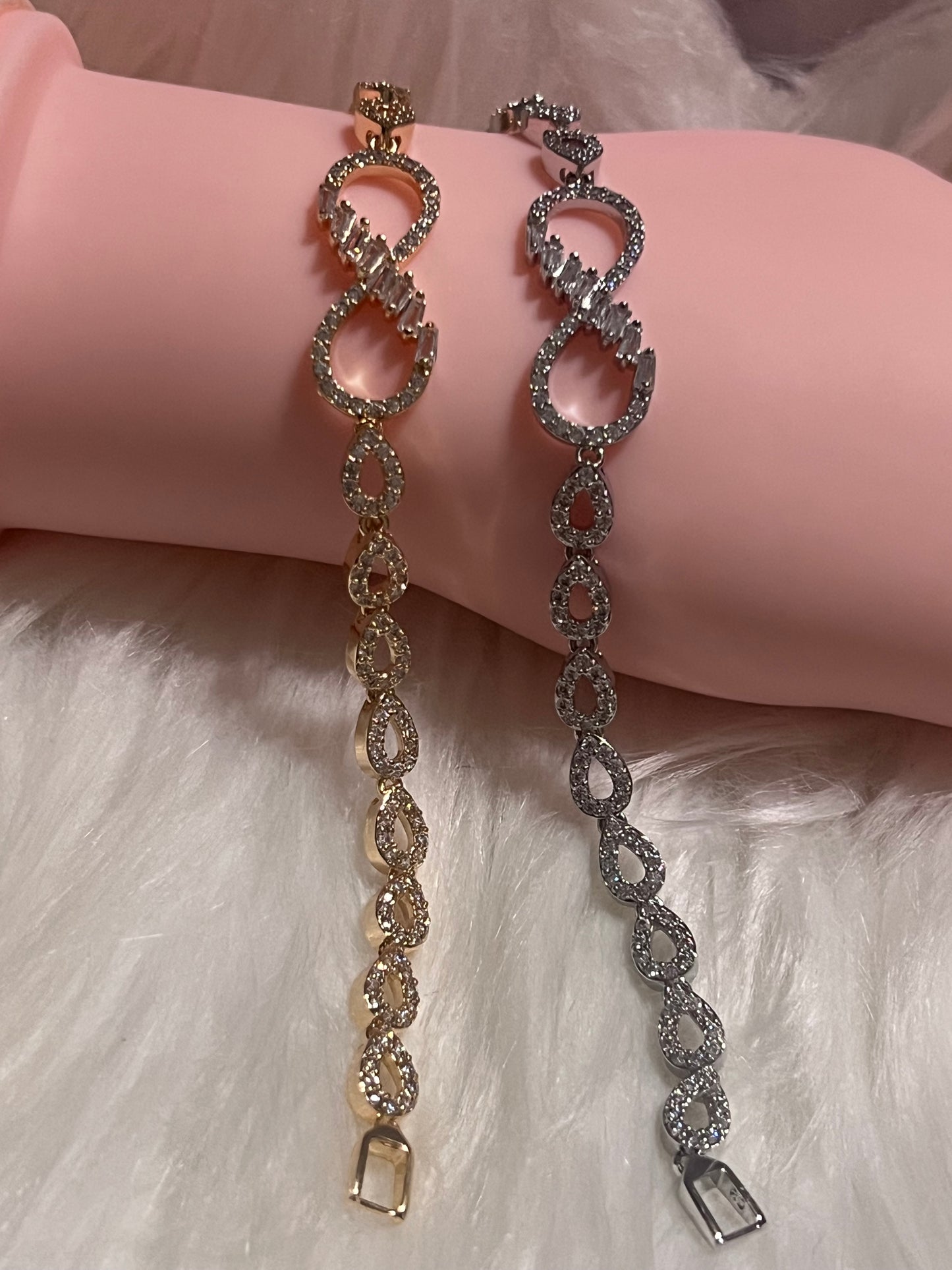 Pulsera de tenis infinita