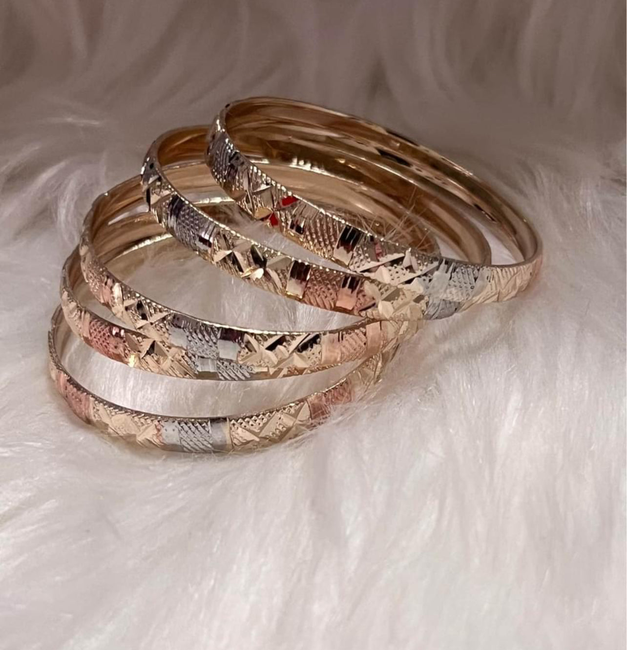 Pulseras de tres piezas para niños, talla 3B