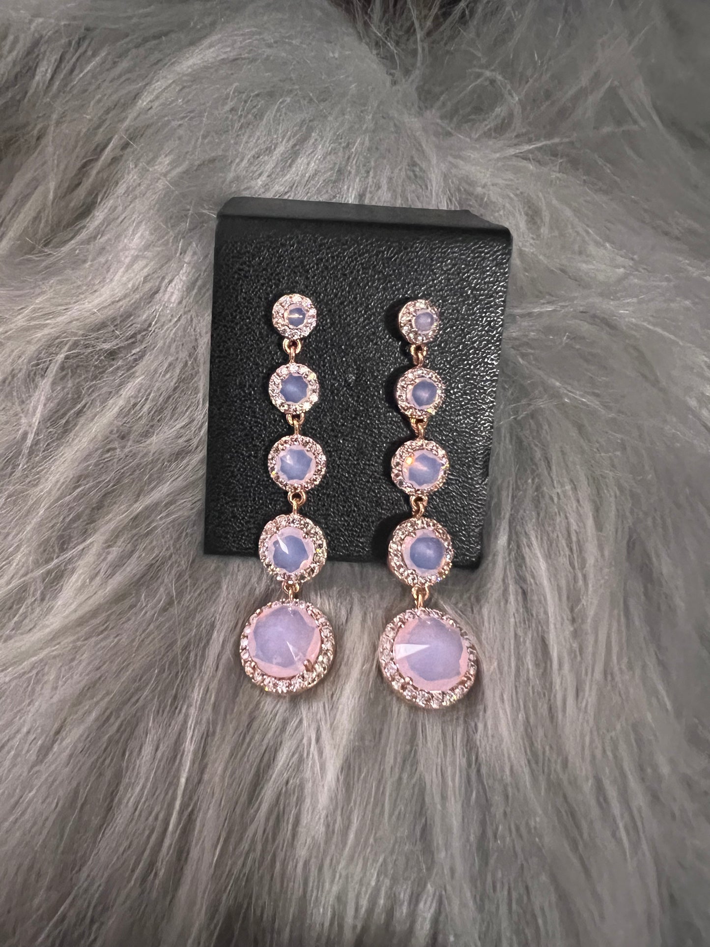 Gotas de color rosa glamurosas
