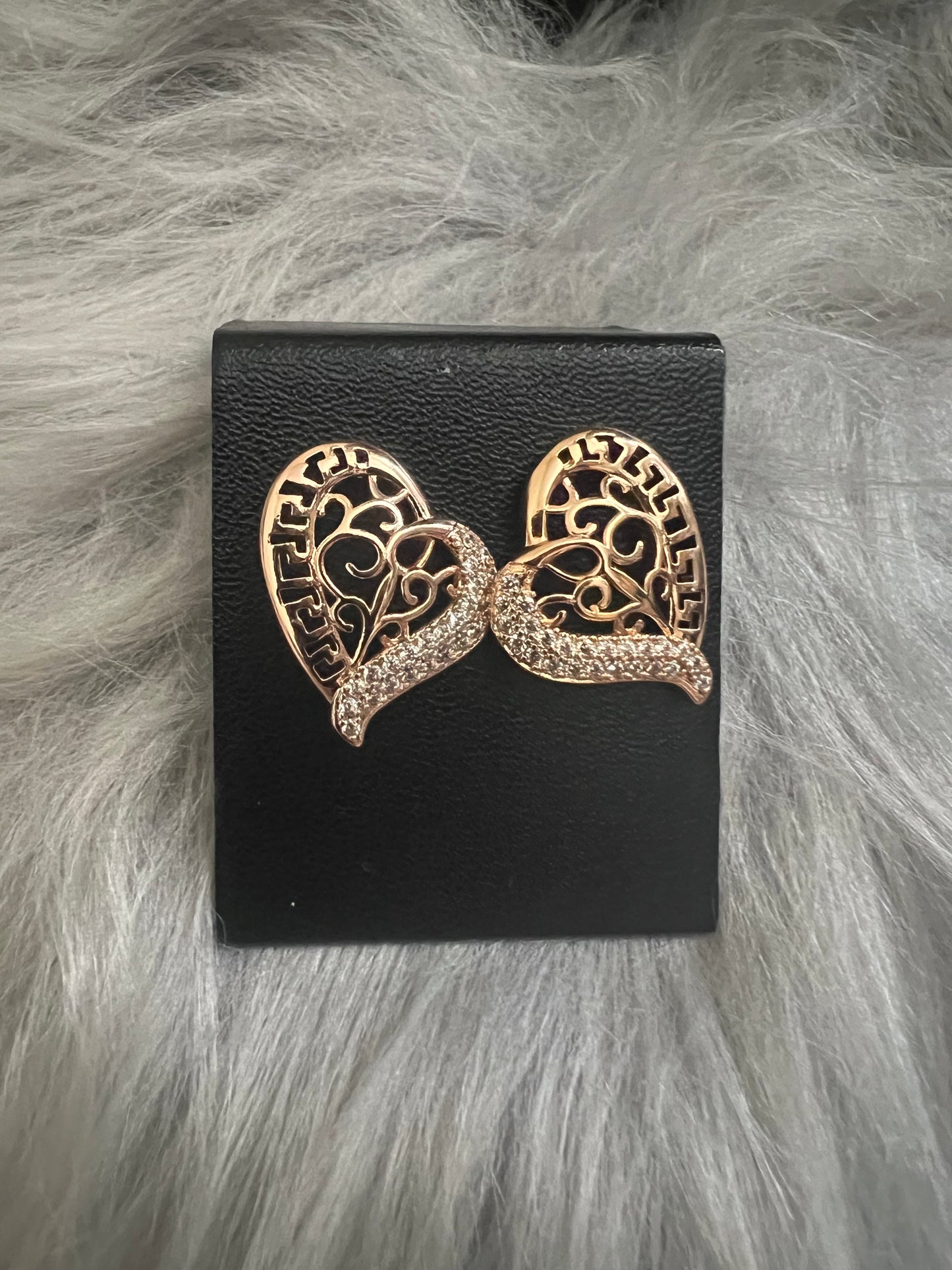 Pendientes en forma de corazón