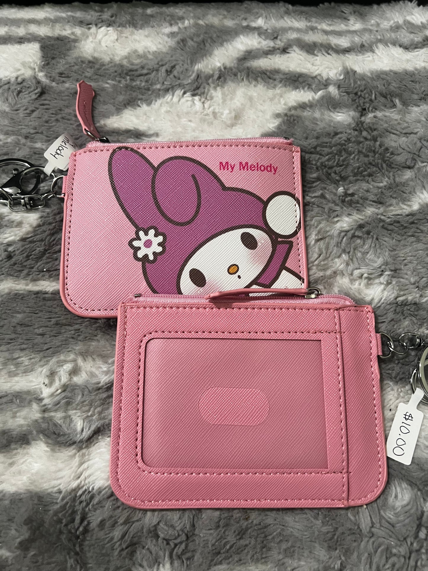 Monederos con llavero de la familia Sanrio