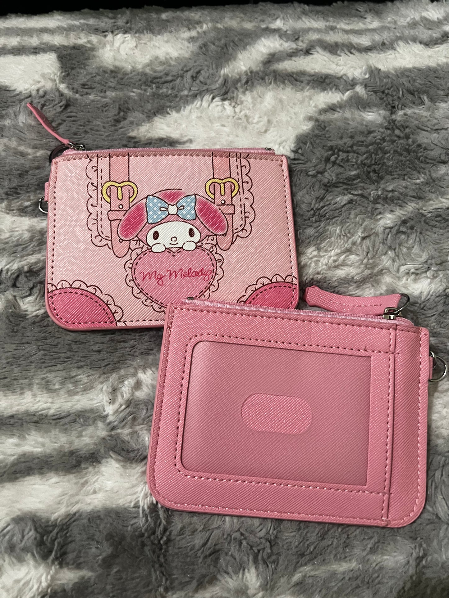 Monederos con llavero de la familia Sanrio