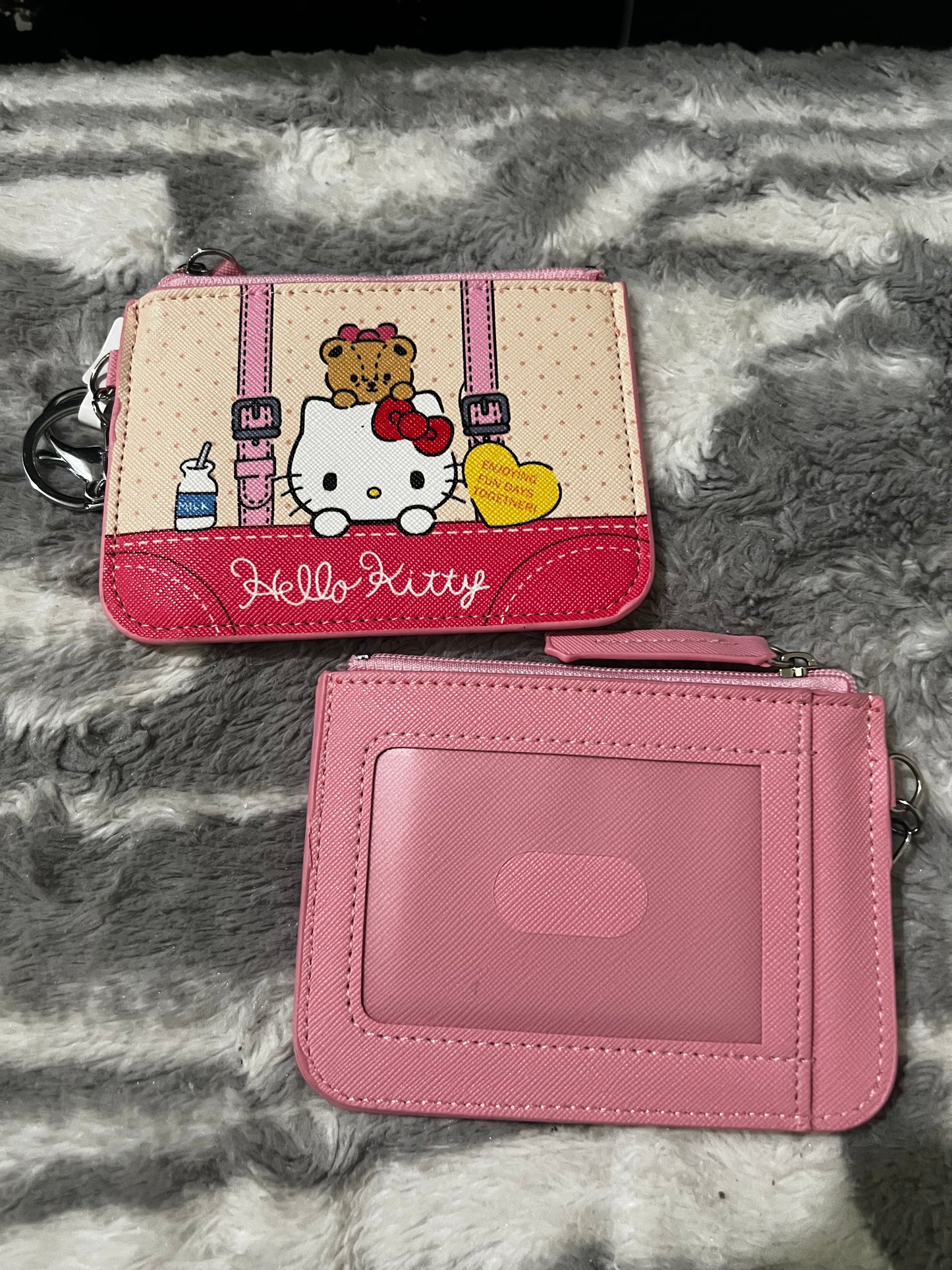 Monederos con llavero de la familia Sanrio