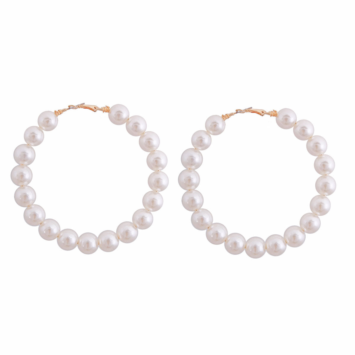 Mwanga Pearl Hoop Earrings