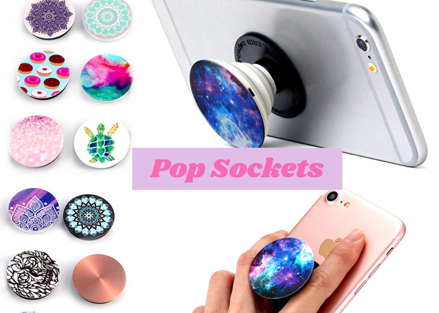 Pop Socket’s for Phones - MOO Jewelry n Accessories Boutique 