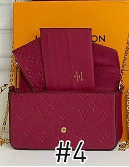 Sandy’s 3pc LV Crossbody Bag