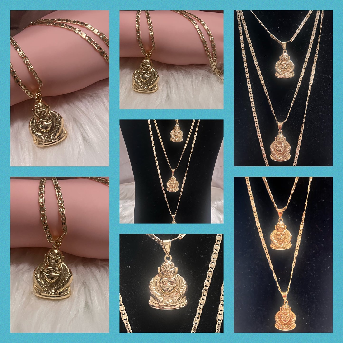 Gold Buddha Necklace