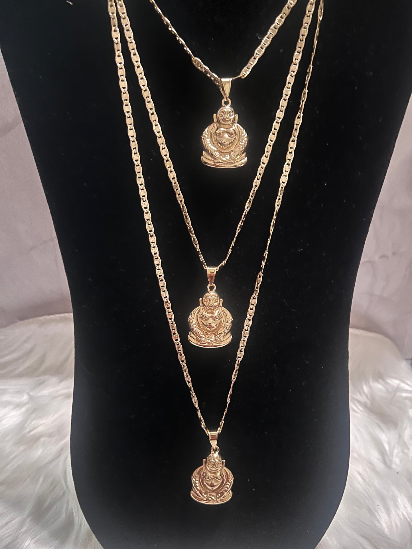 Gold Buddha Necklace