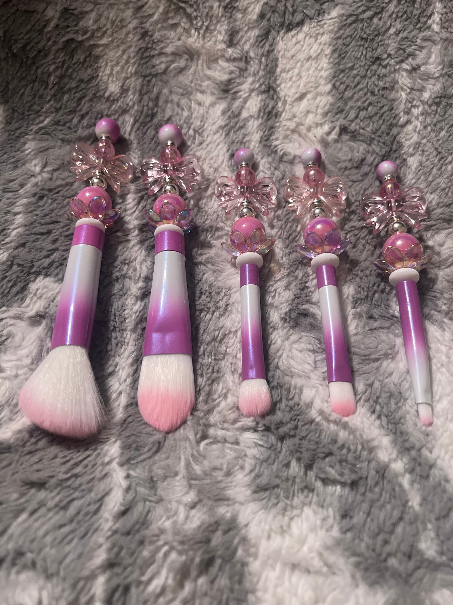 Blossom 🌸 Bows Makeup Brush Set