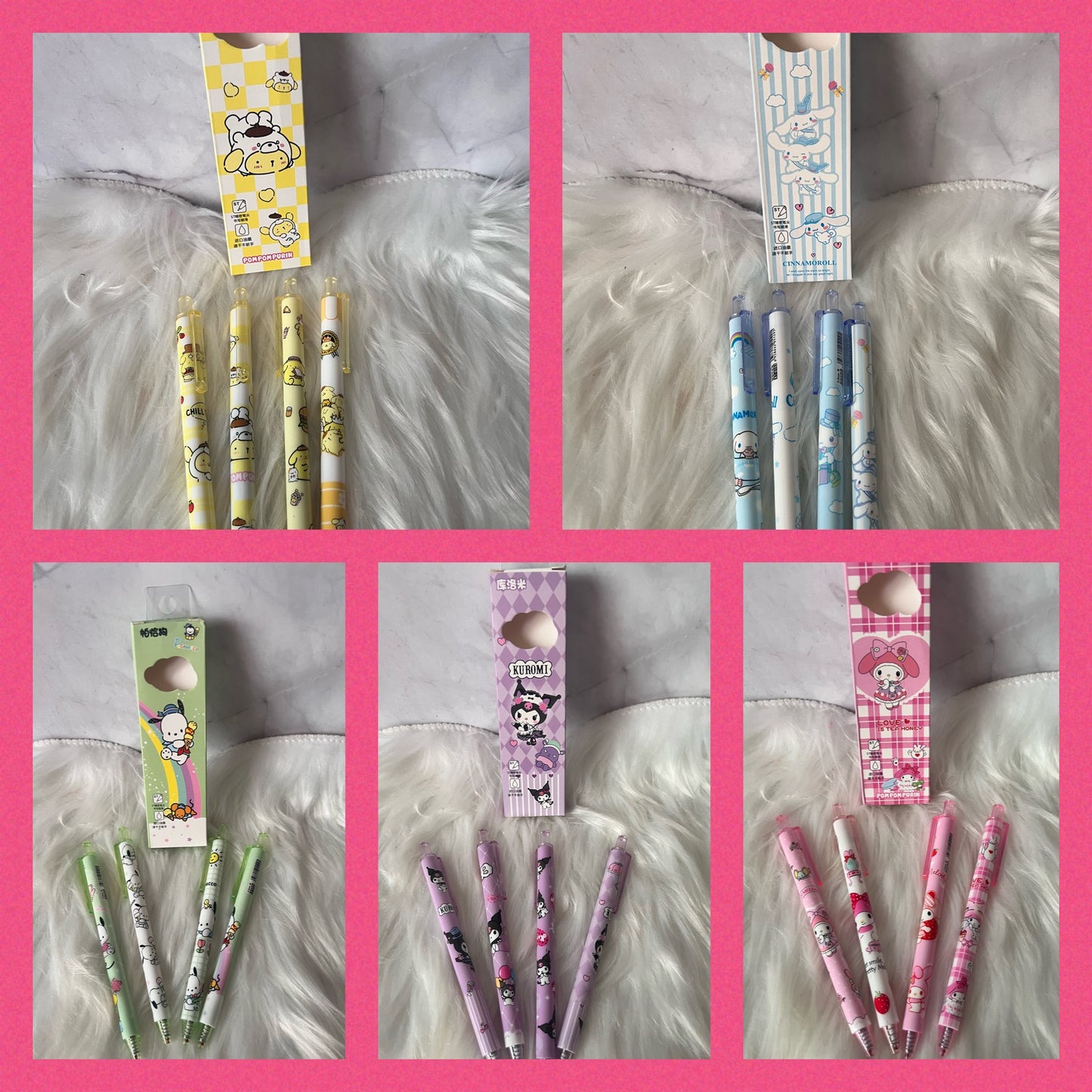 Sanrio 4pk Pens Set