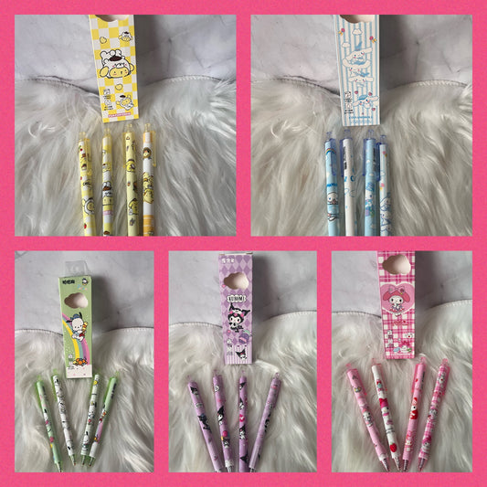 Sanrio 4pk Pens Set