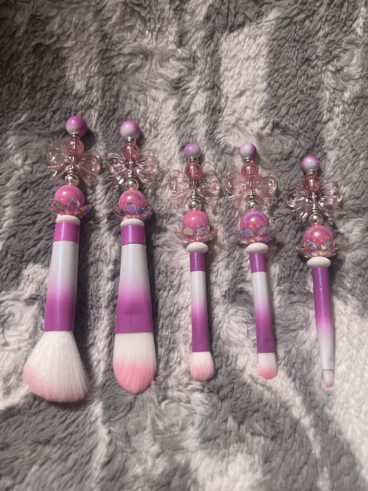 Blossom 🌸 Bows Makeup Brush Set