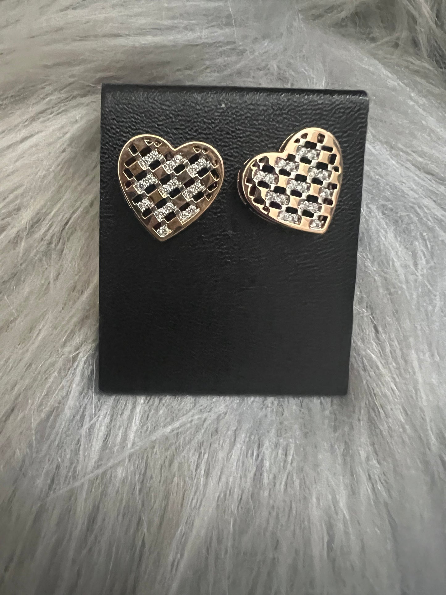 Heart Diamond Earrings