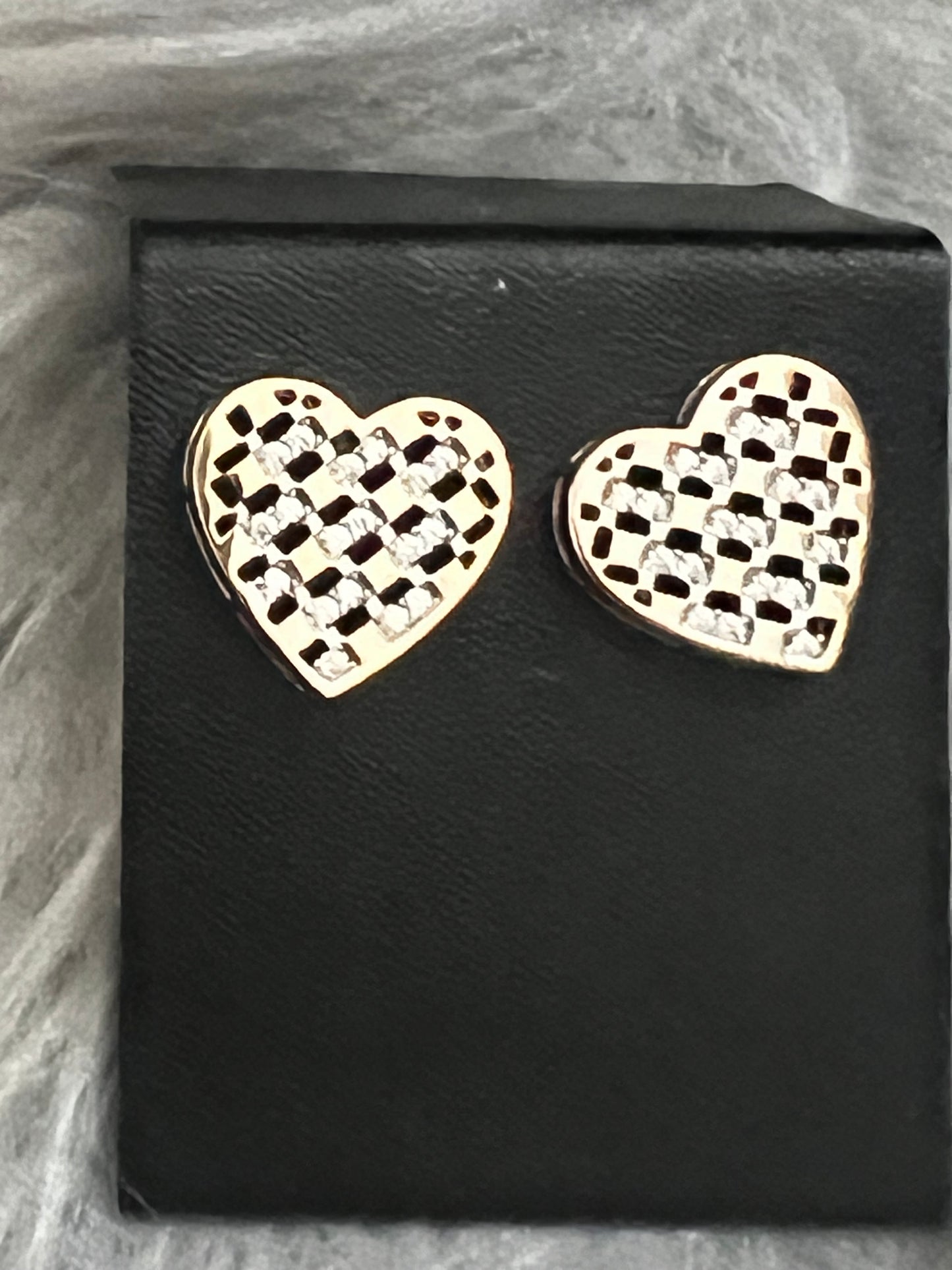 Heart Diamond Earrings