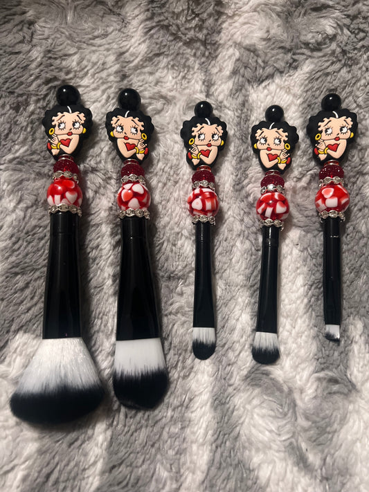 Betty Boop Makeup Brush Set