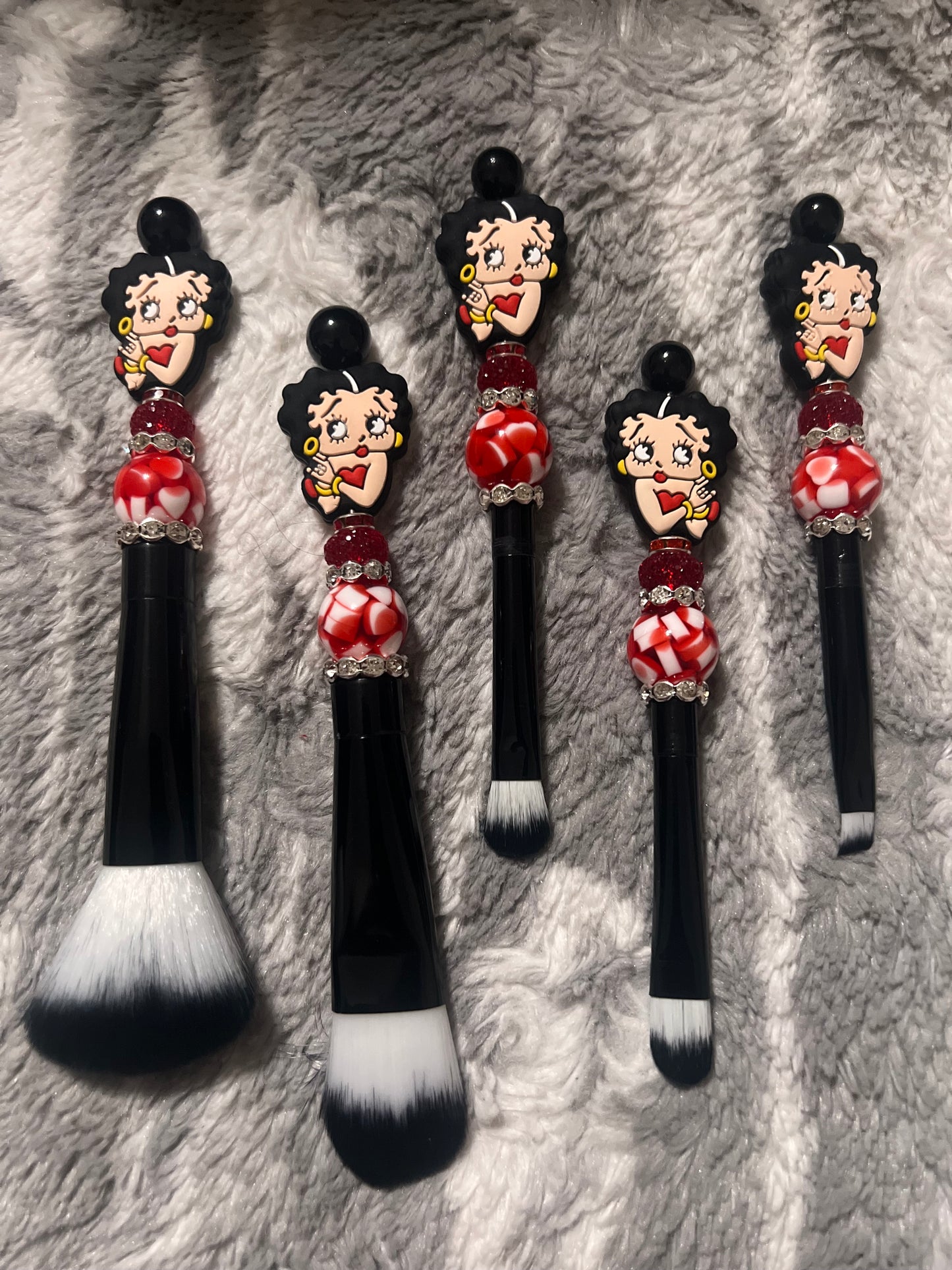 Betty Boop Makeup Brush Set