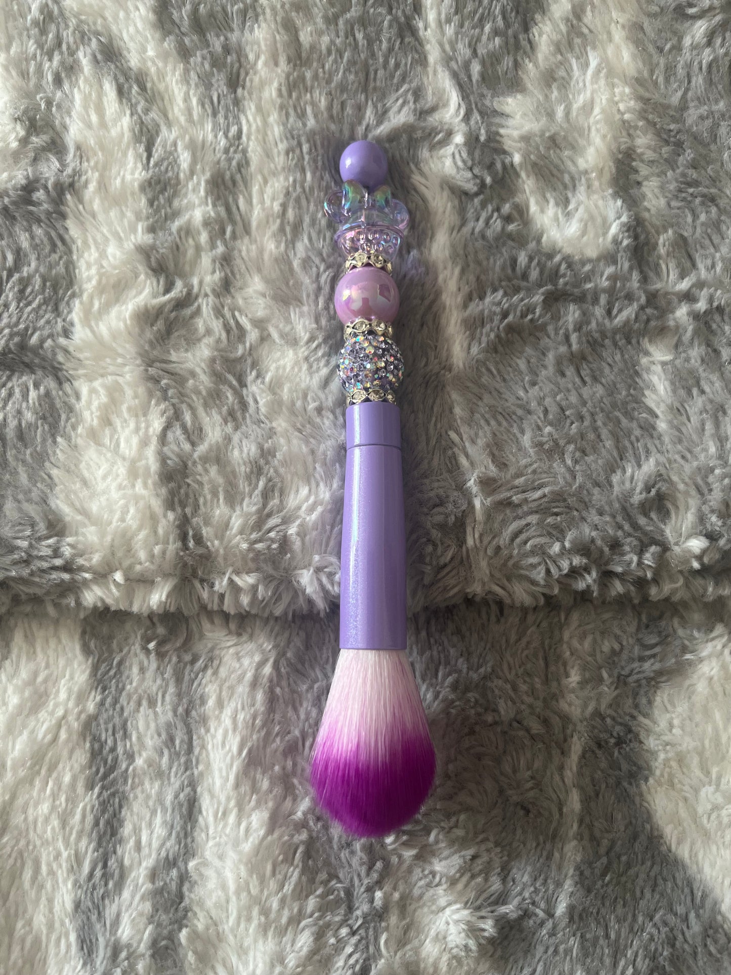 Purple Minnie Heads Makeup Brush Set