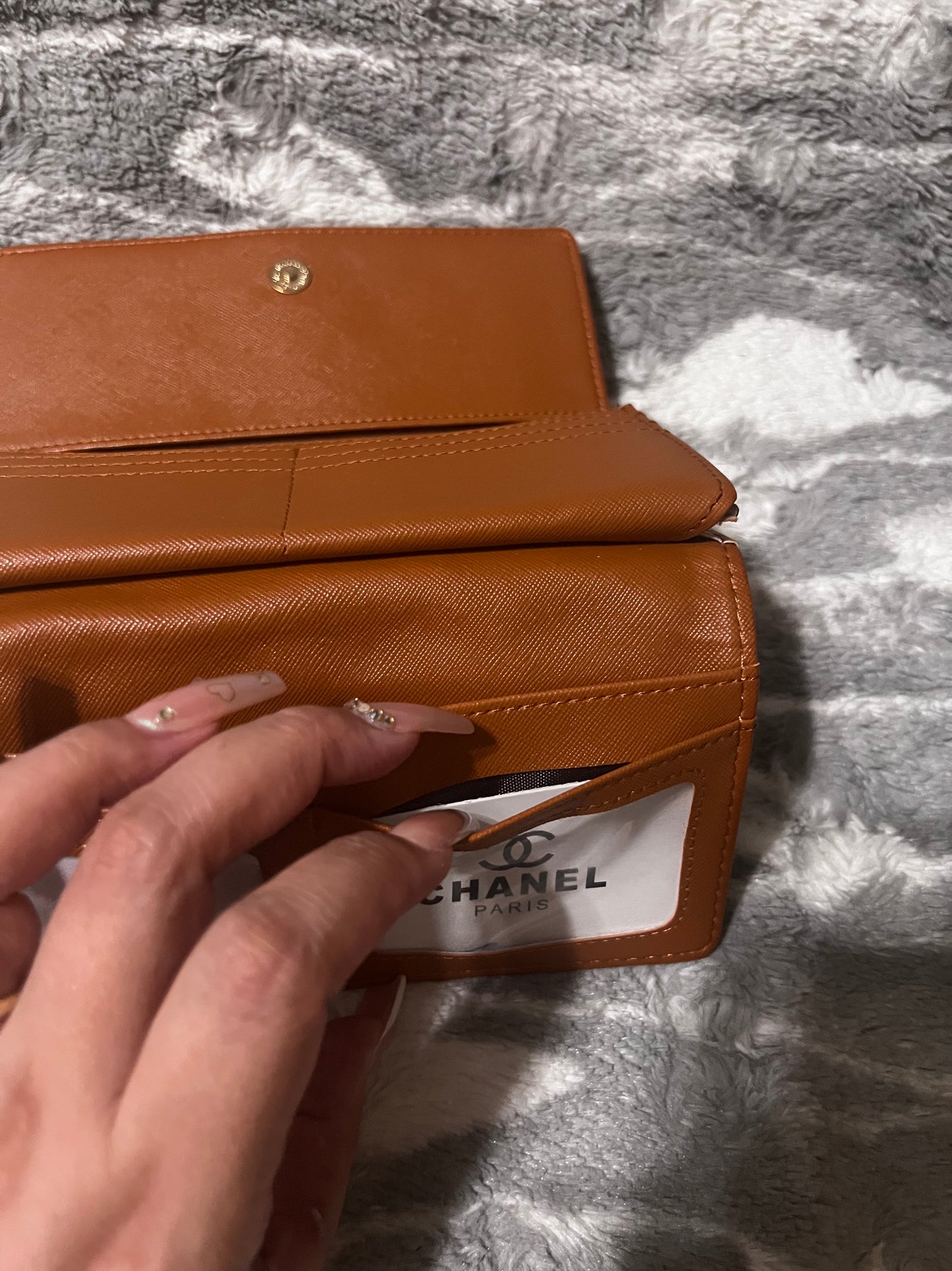 Beth’s Chestnut CC Wallet