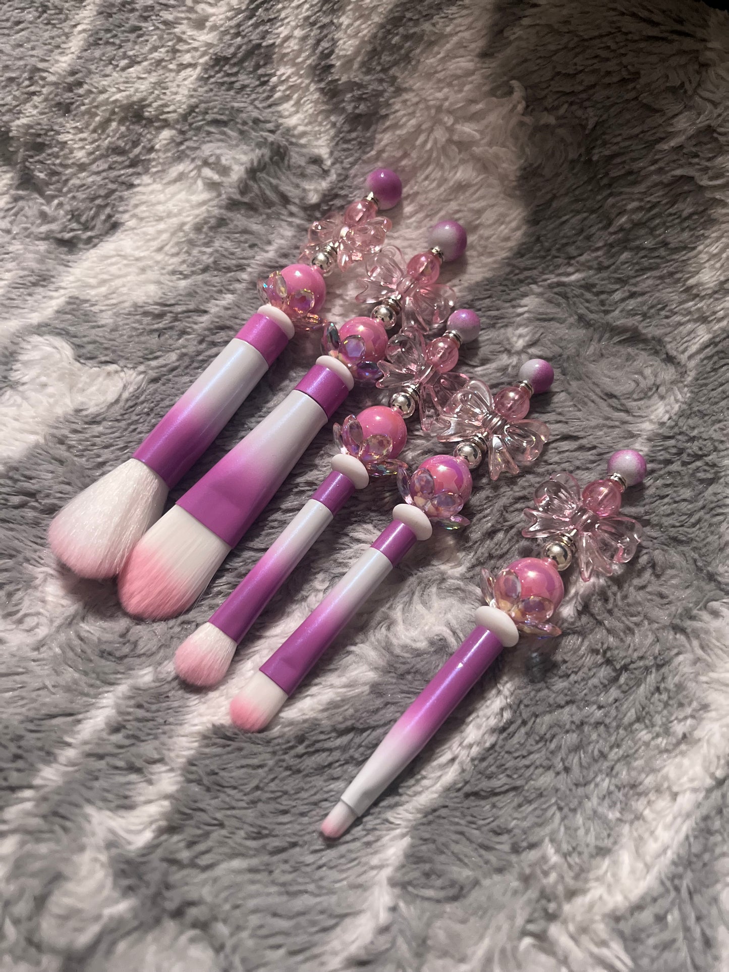 Blossom 🌸 Bows Makeup Brush Set