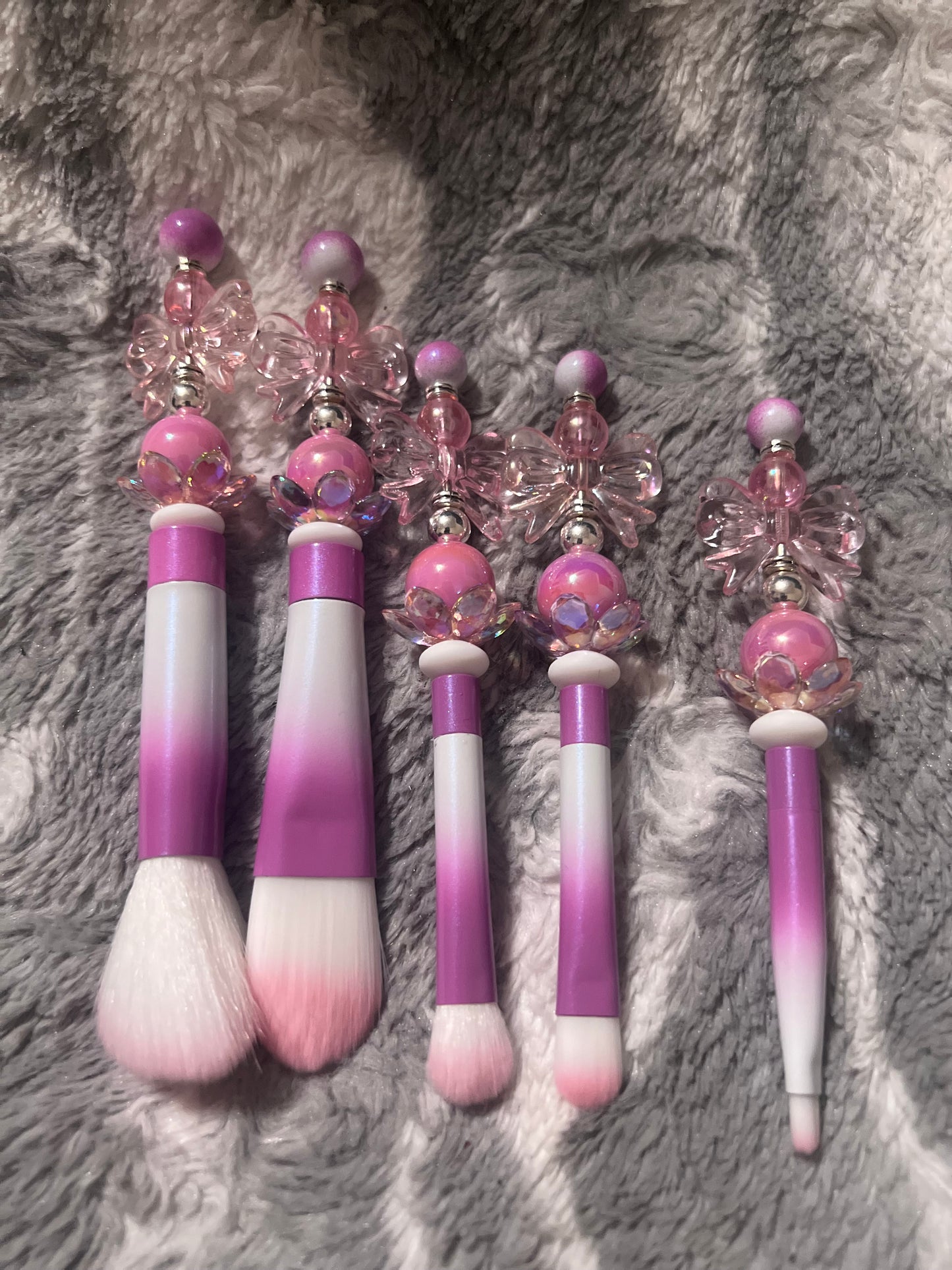 Blossom 🌸 Bows Makeup Brush Set