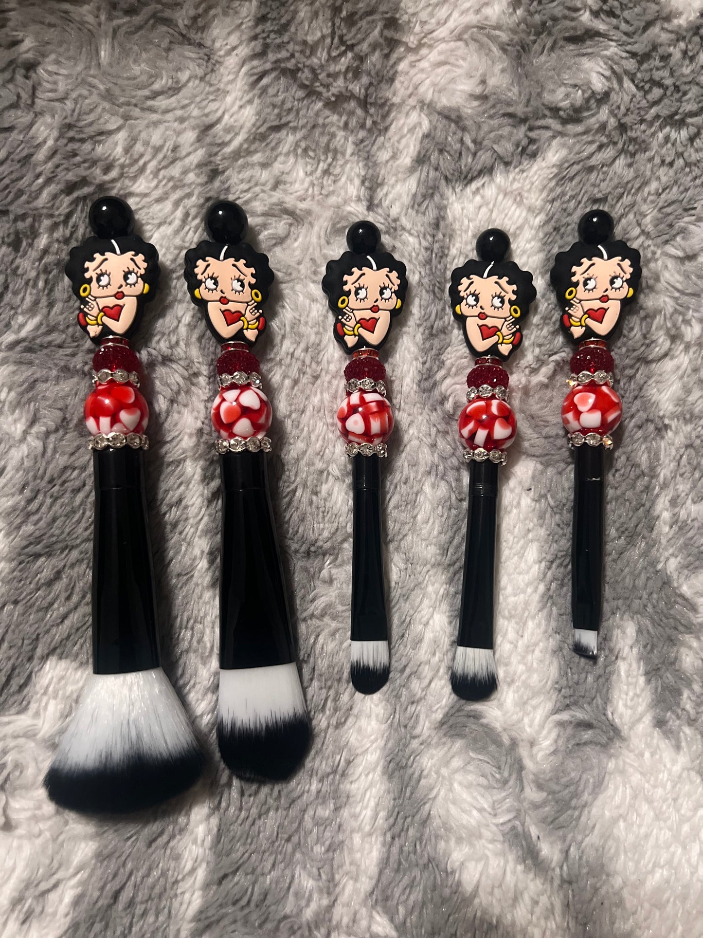 Betty Boop Makeup Brush Set