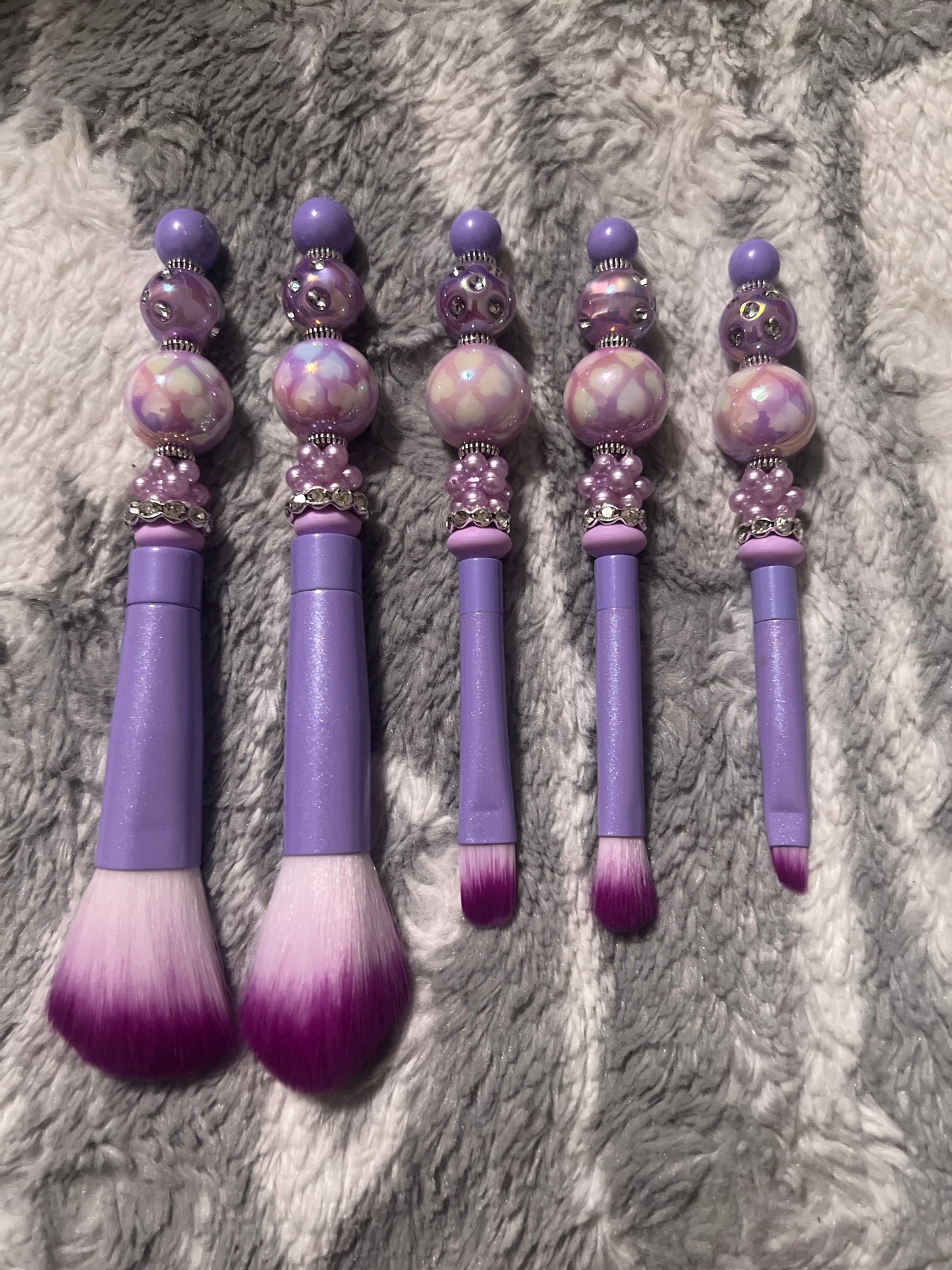 Purple Love Makeup Brush Set