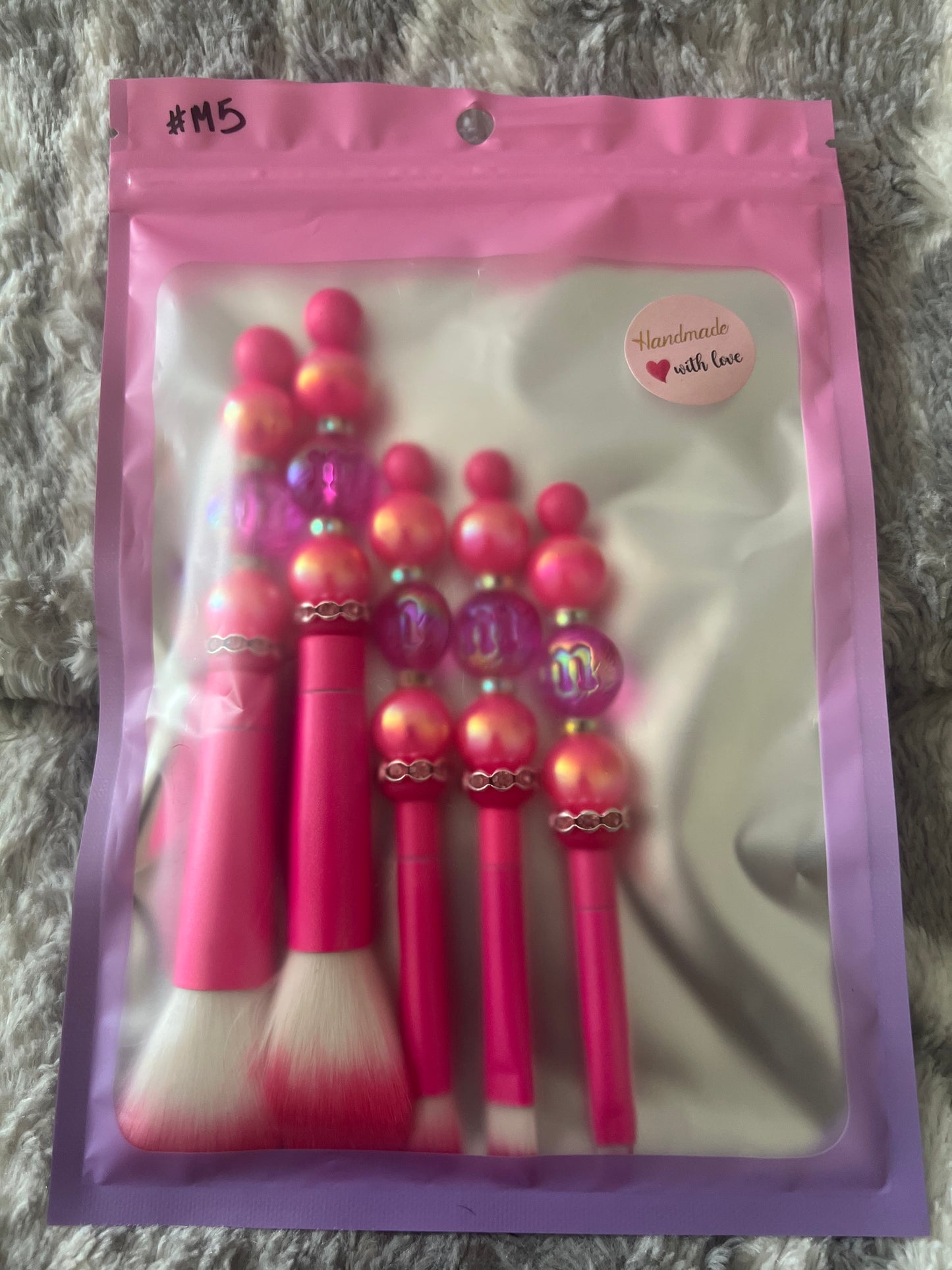 M&M Makeup Brush Set