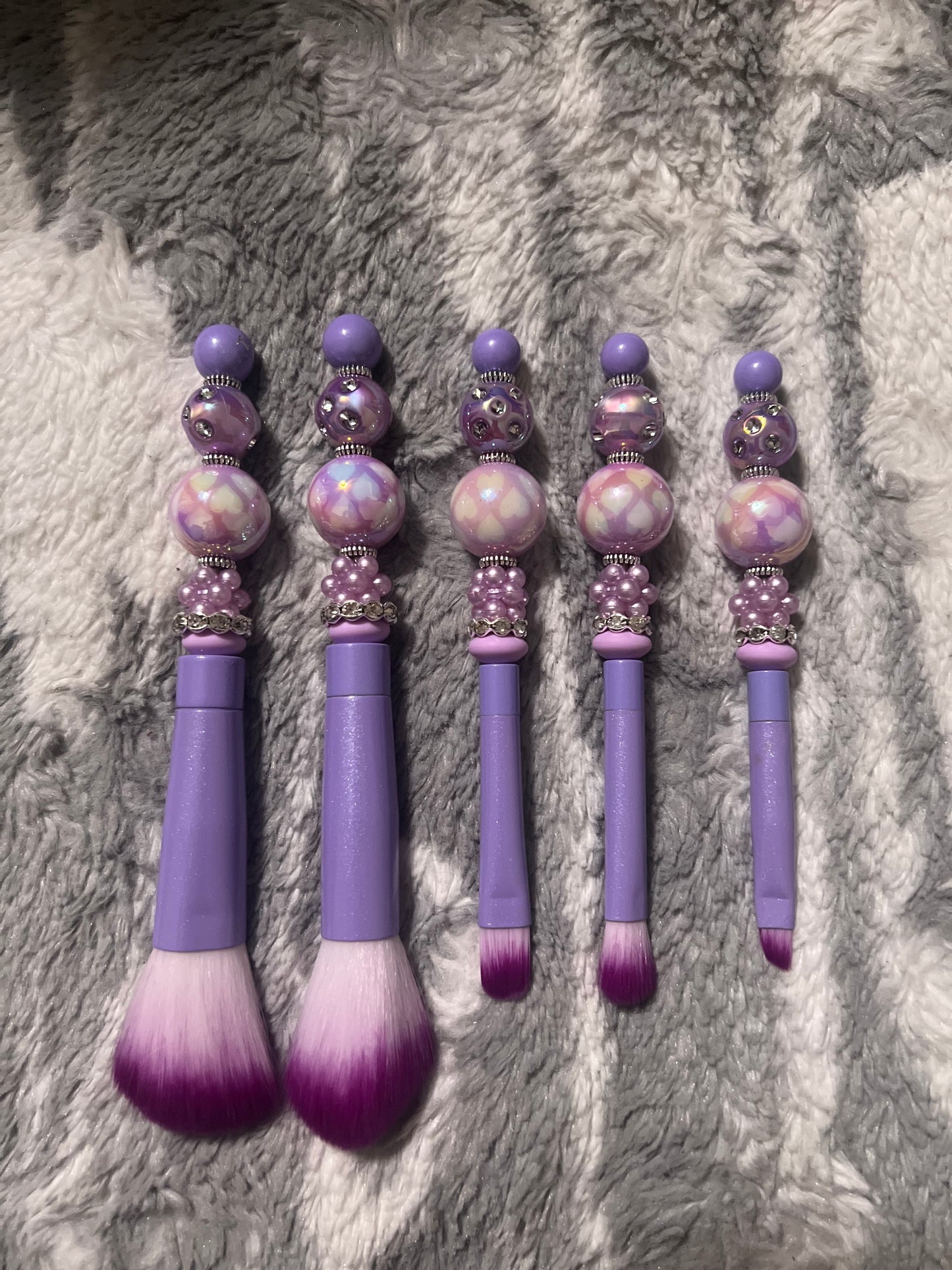 Purple Love Makeup Brush Set