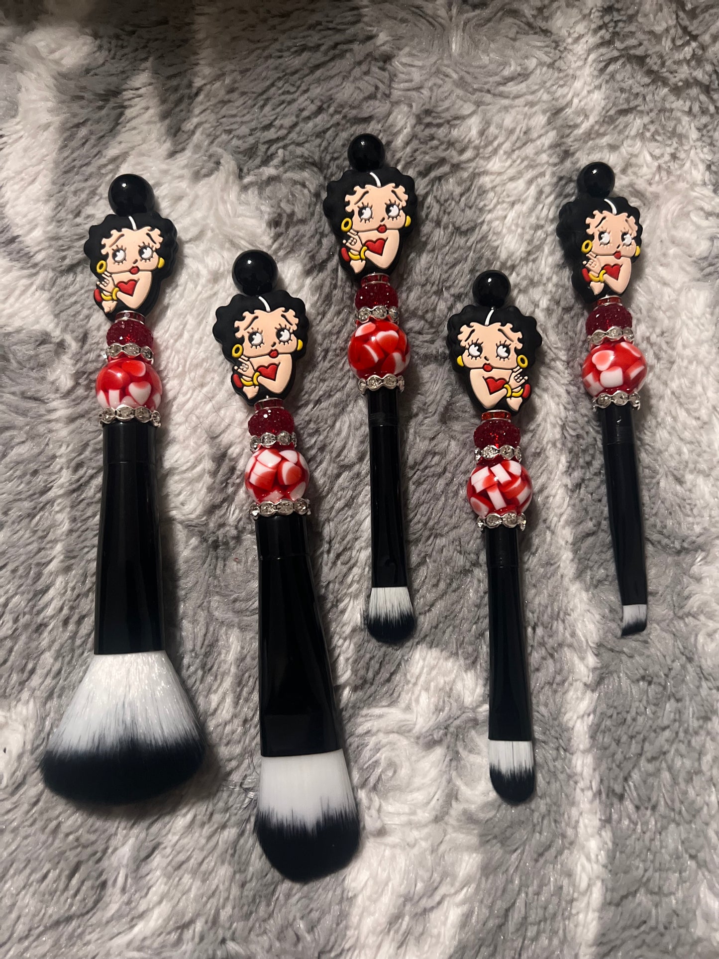 Betty Boop Makeup Brush Set