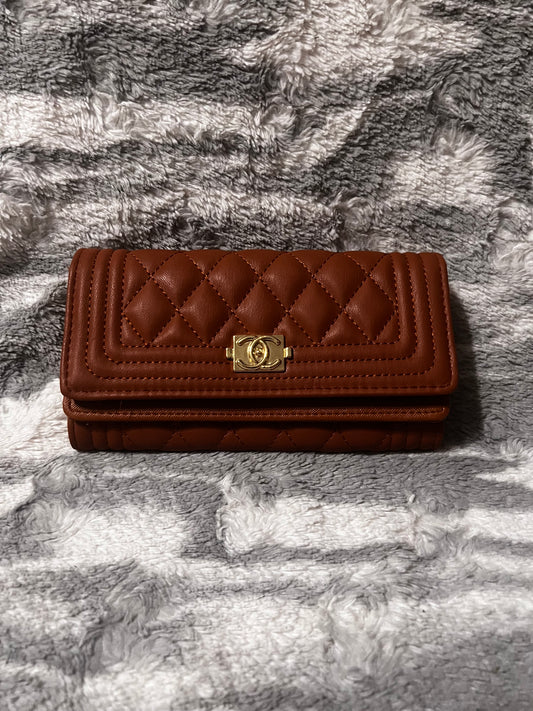 Beth’s Chestnut CC Wallet