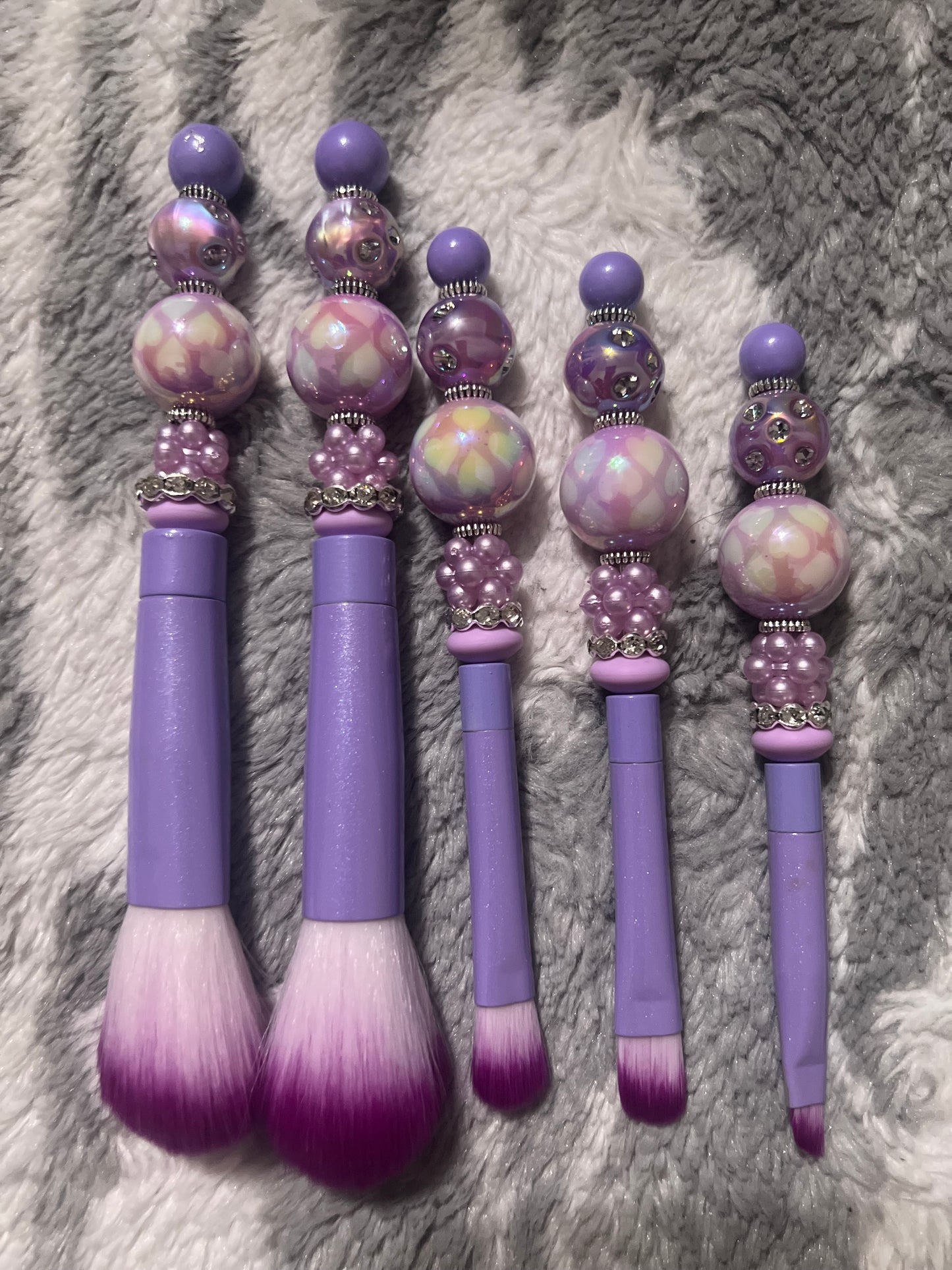 Purple Love Makeup Brush Set