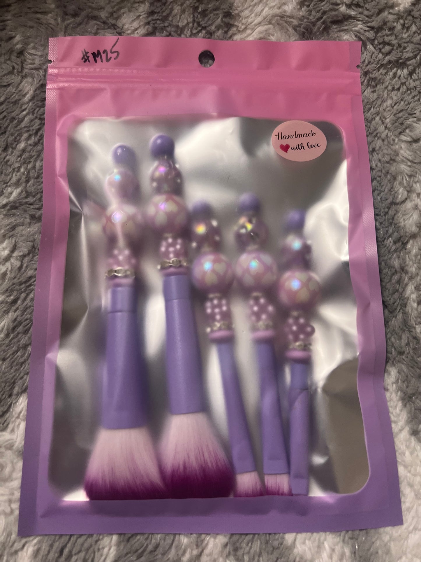 Purple Love Makeup Brush Set