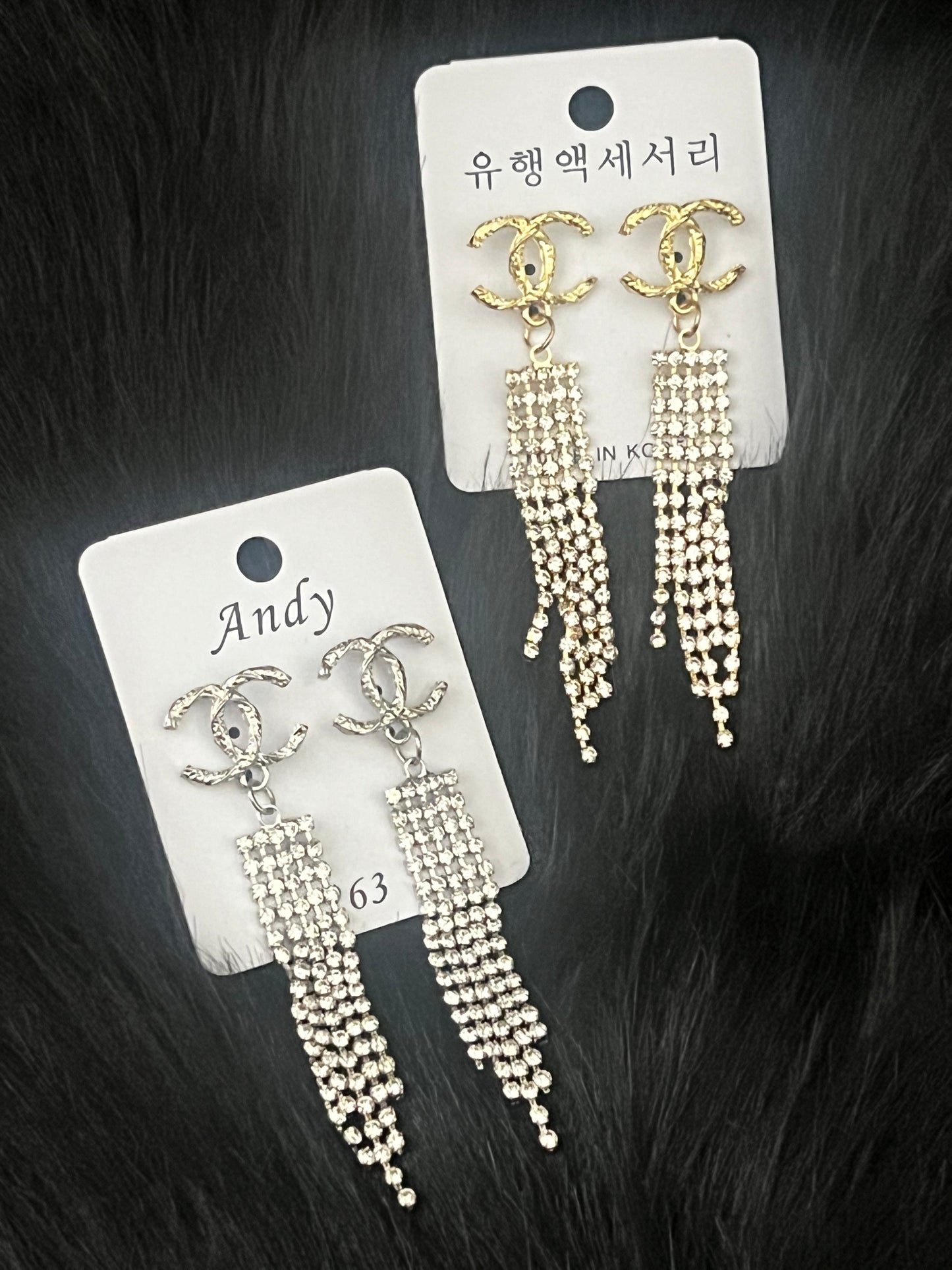 CC Waterfall Earrings