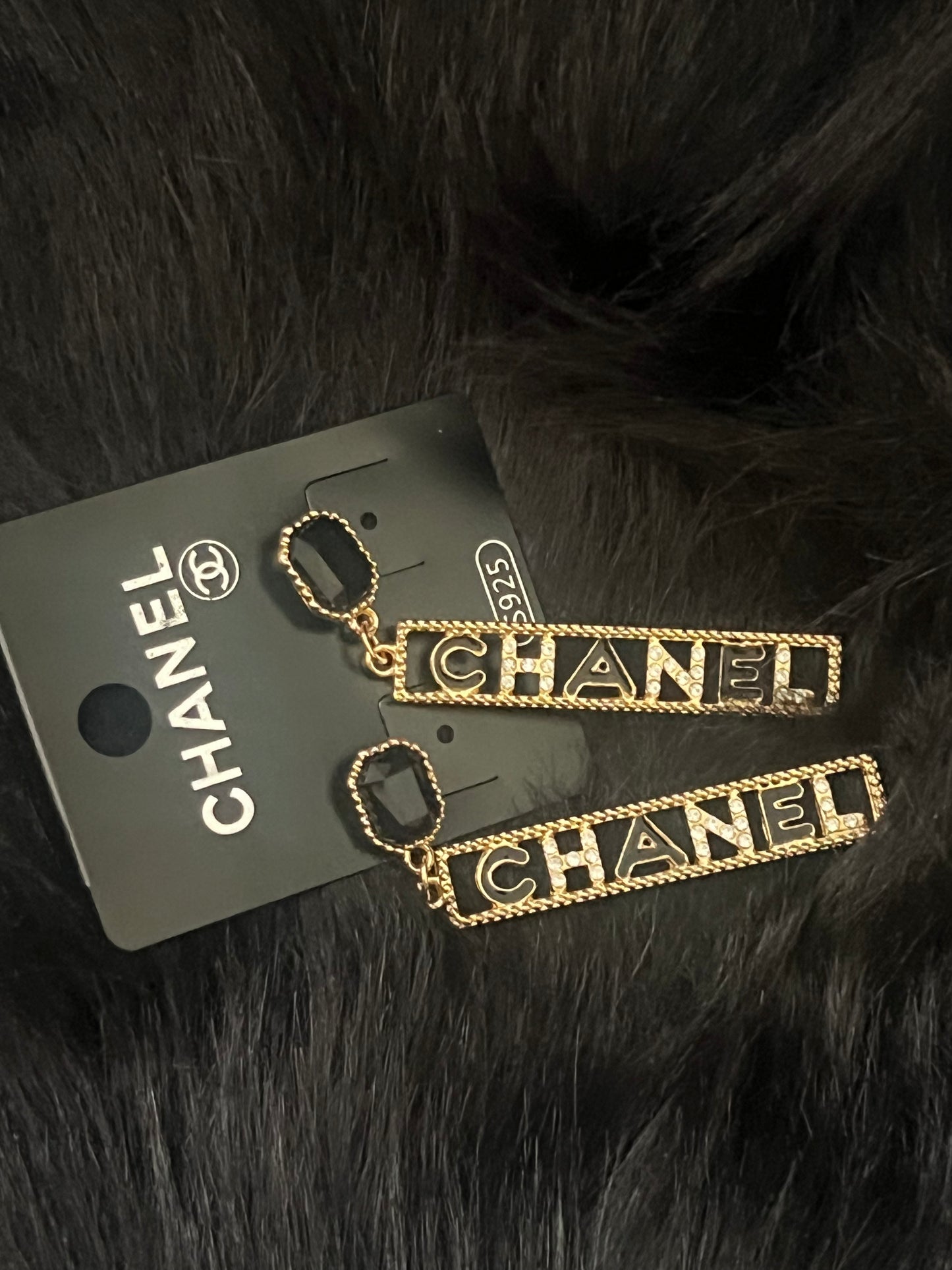 CC Logo Sign Earrings